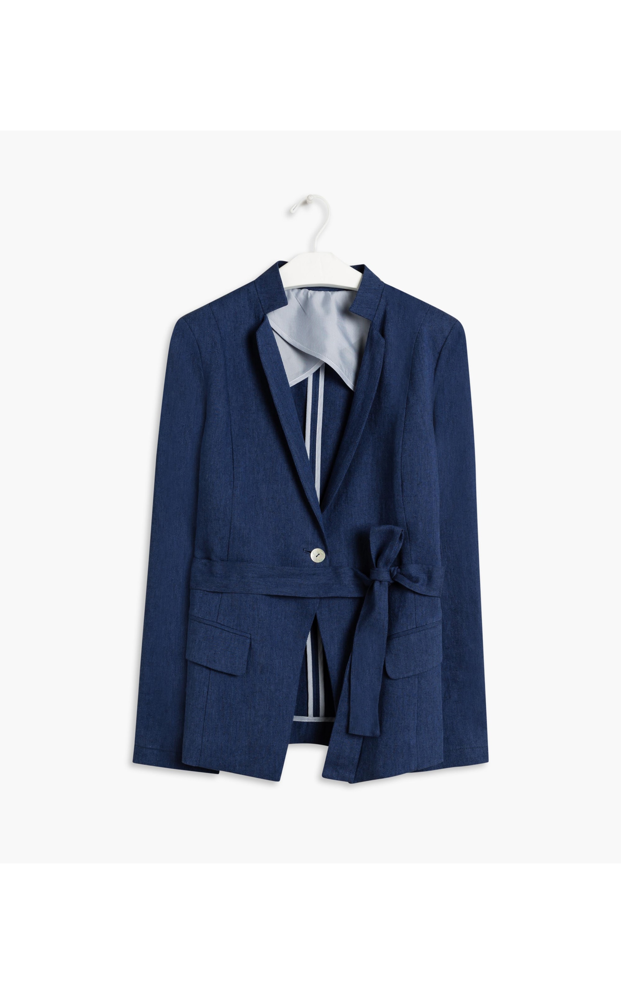 Blazer Linho  Caicaras Azul Marinho