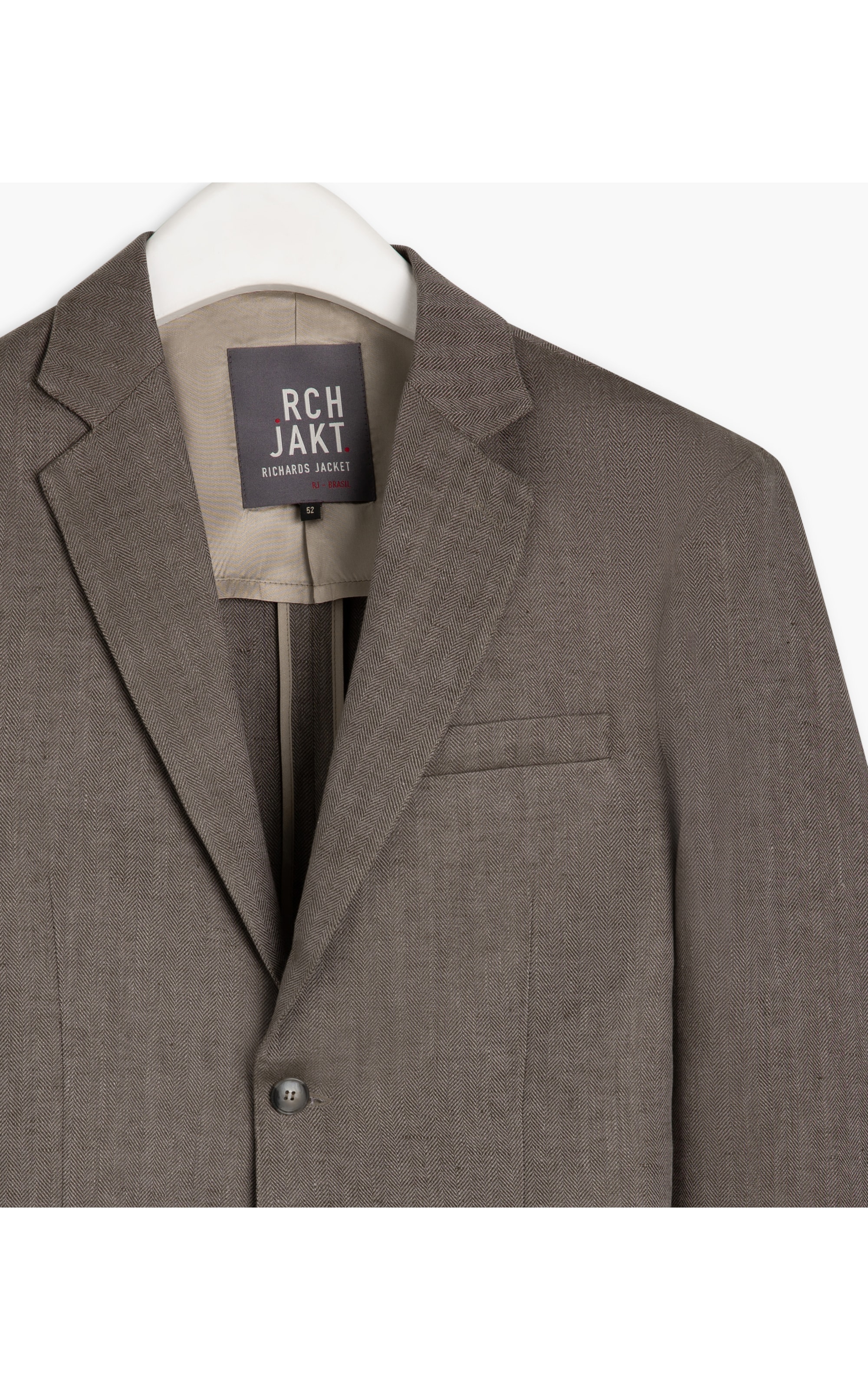 Blazer Linho  Chevil  Silver Gray