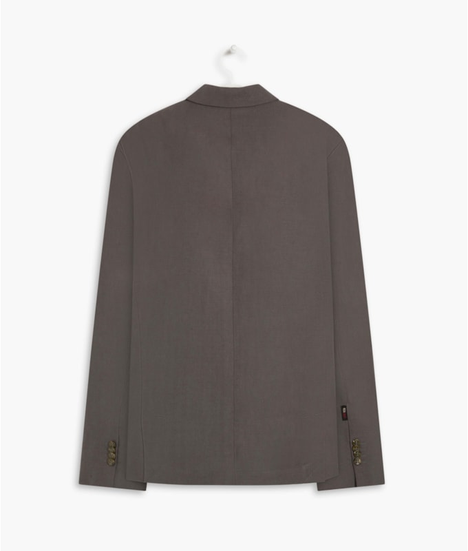 Blazer Linho  Chevil Tabaco