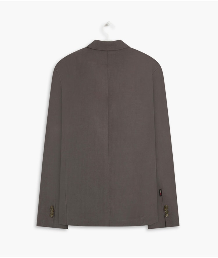 Blazer Linho  Chevil Tabaco