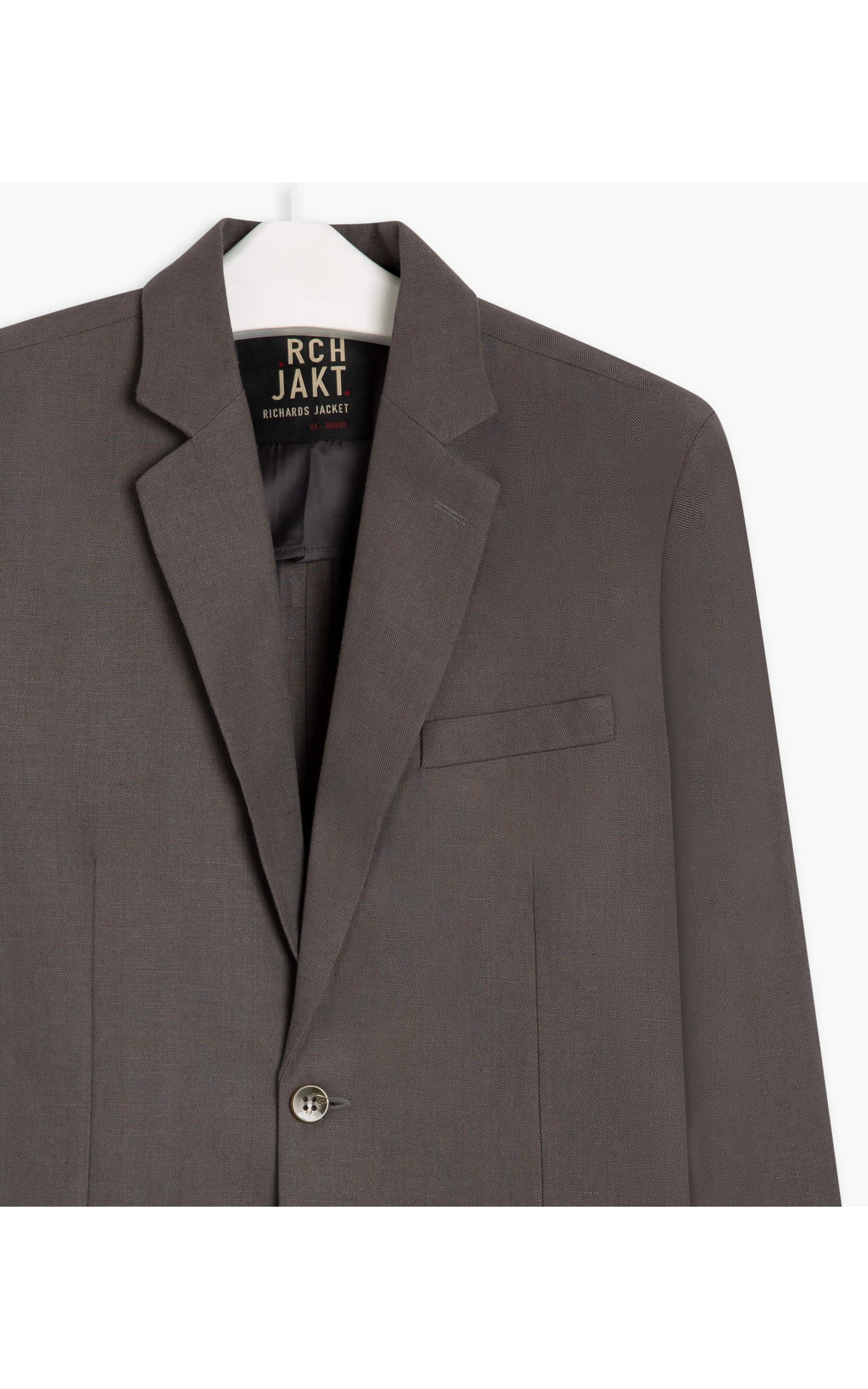 Blazer Linho  Chevil Tabaco