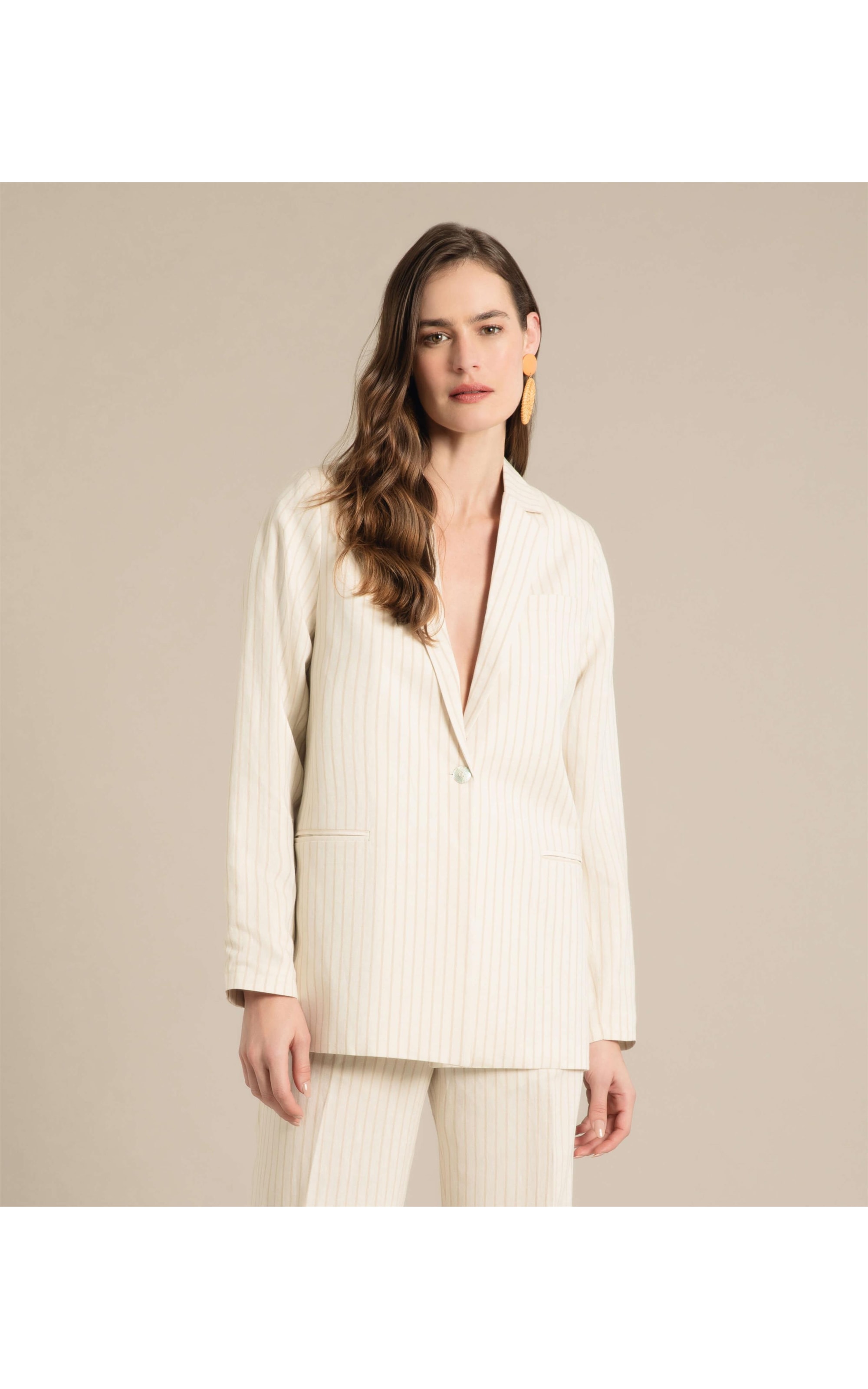 Blazer Linho  Felix Areia