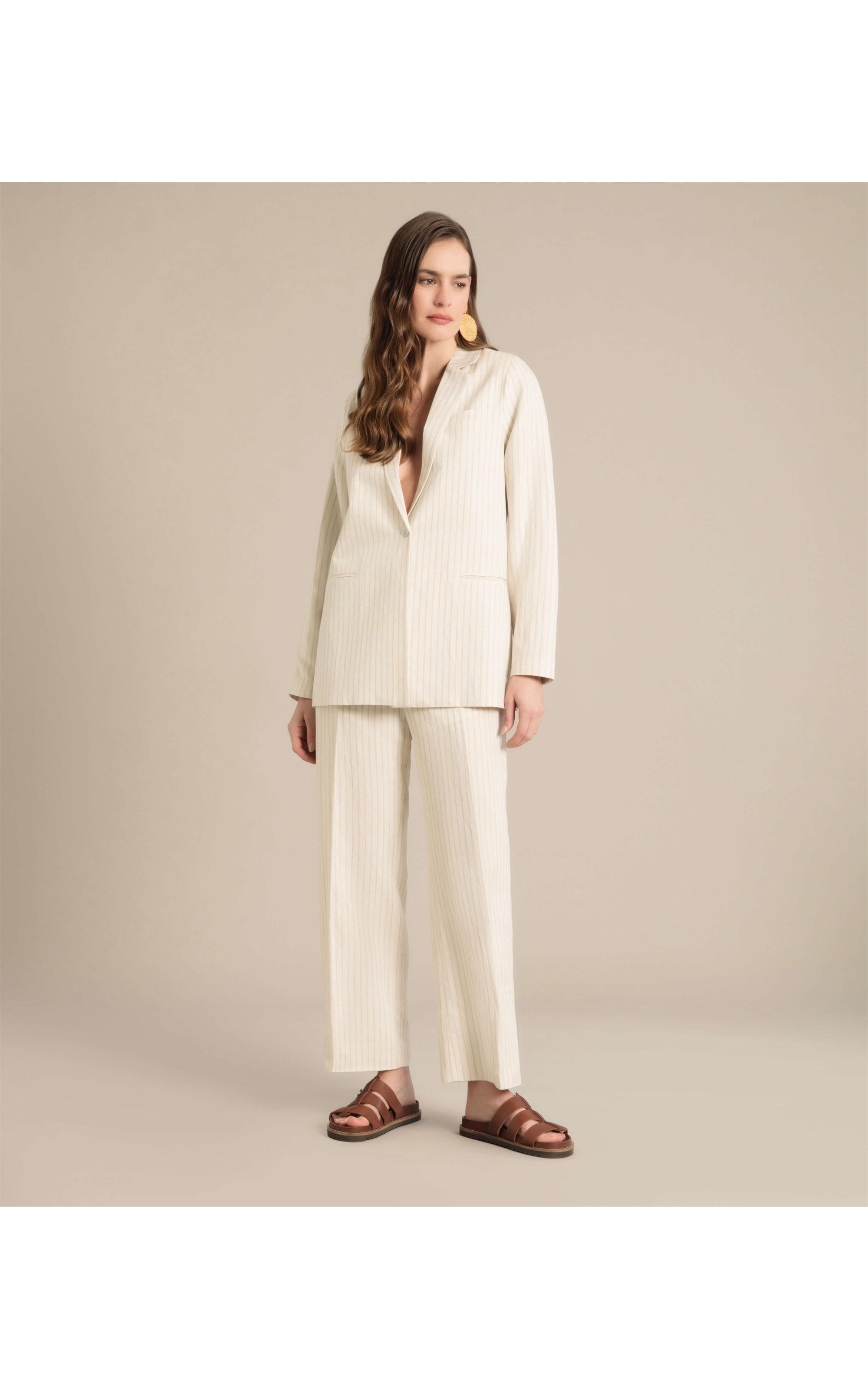 Blazer Linho  Felix Areia