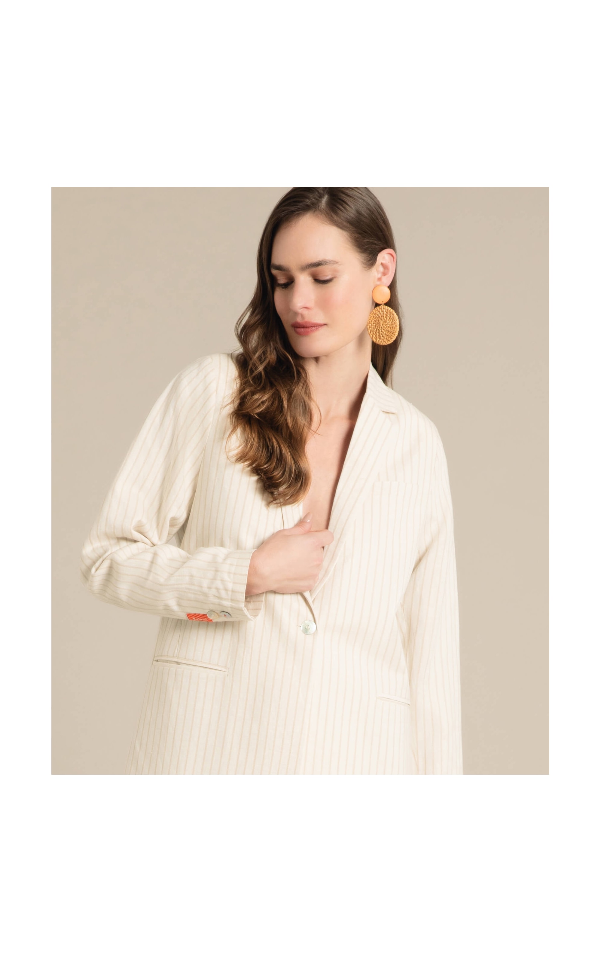 Blazer Linho  Felix Areia