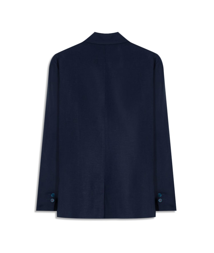 Blazer Linho  Felix Dark Navy