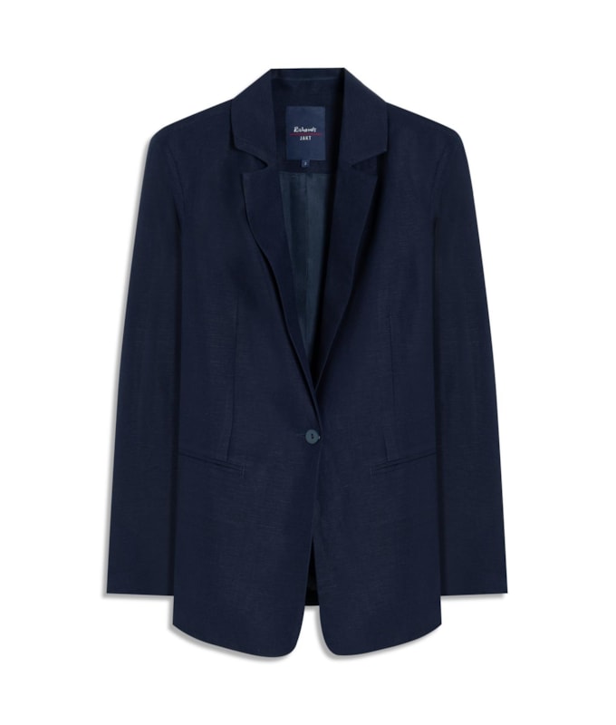 Blazer Linho  Felix Dark Navy