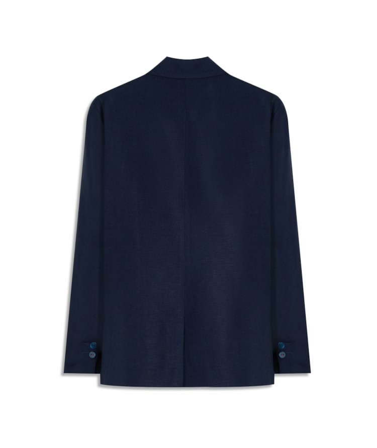 Blazer Linho  Felix Dark Navy