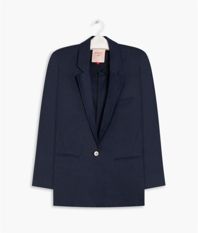 Blazer Linho  House Dark Navy