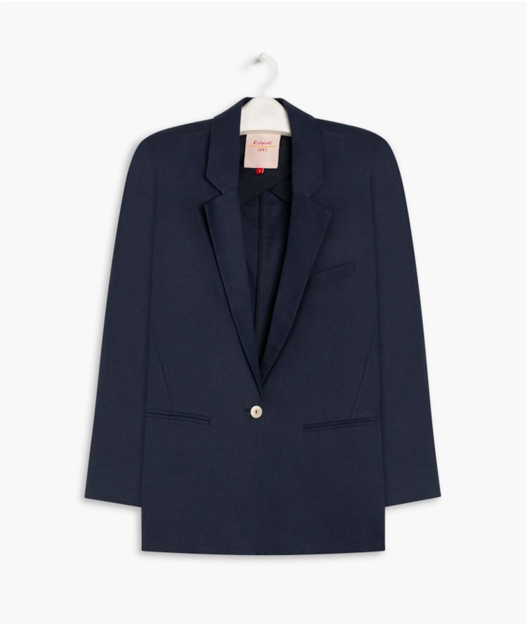 Blazer Linho  House Dark Navy