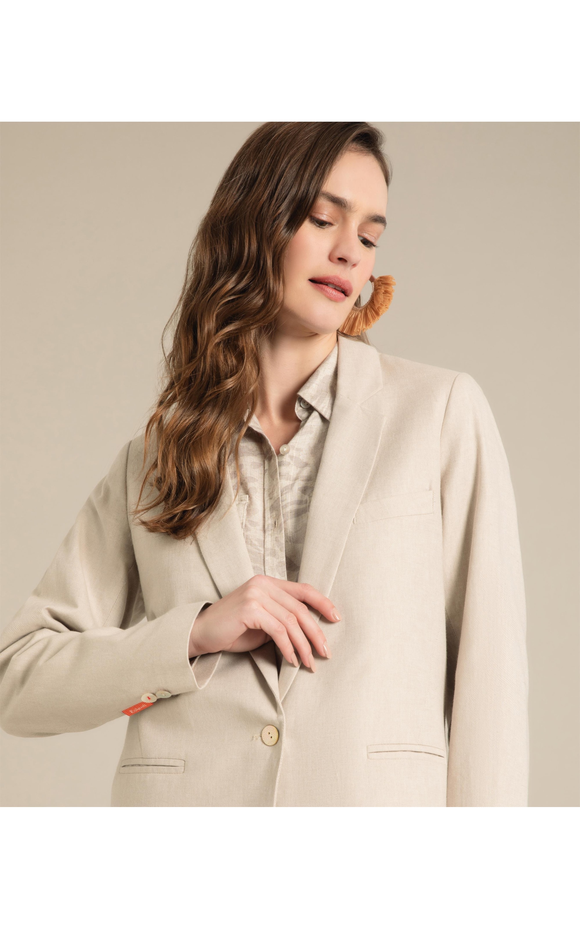 Blazer Linho  House  Lilas