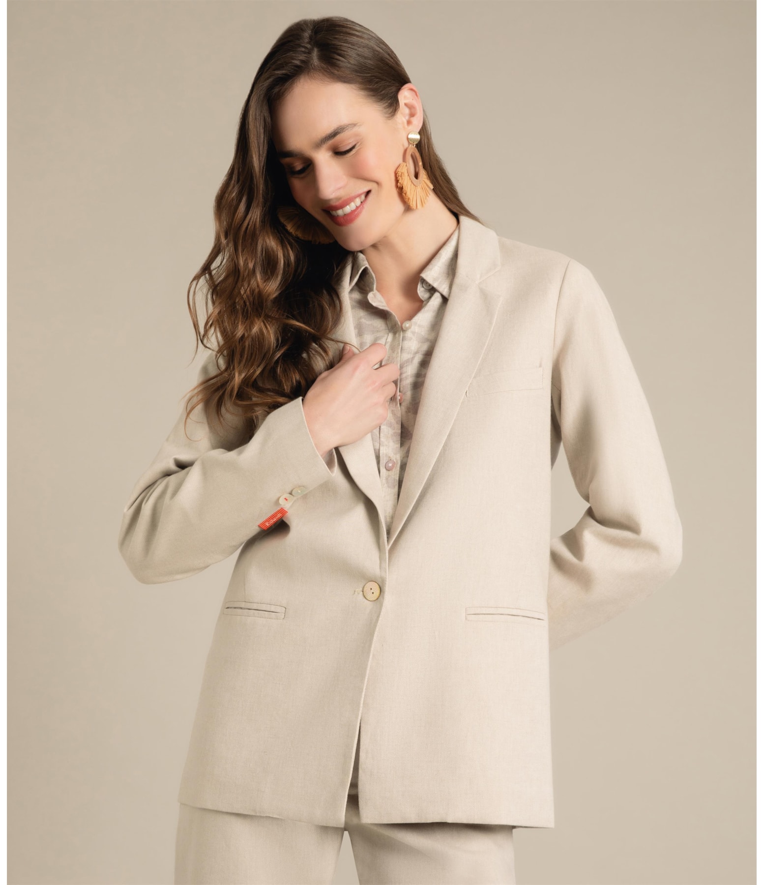 Blazer Linho  House  Lilas