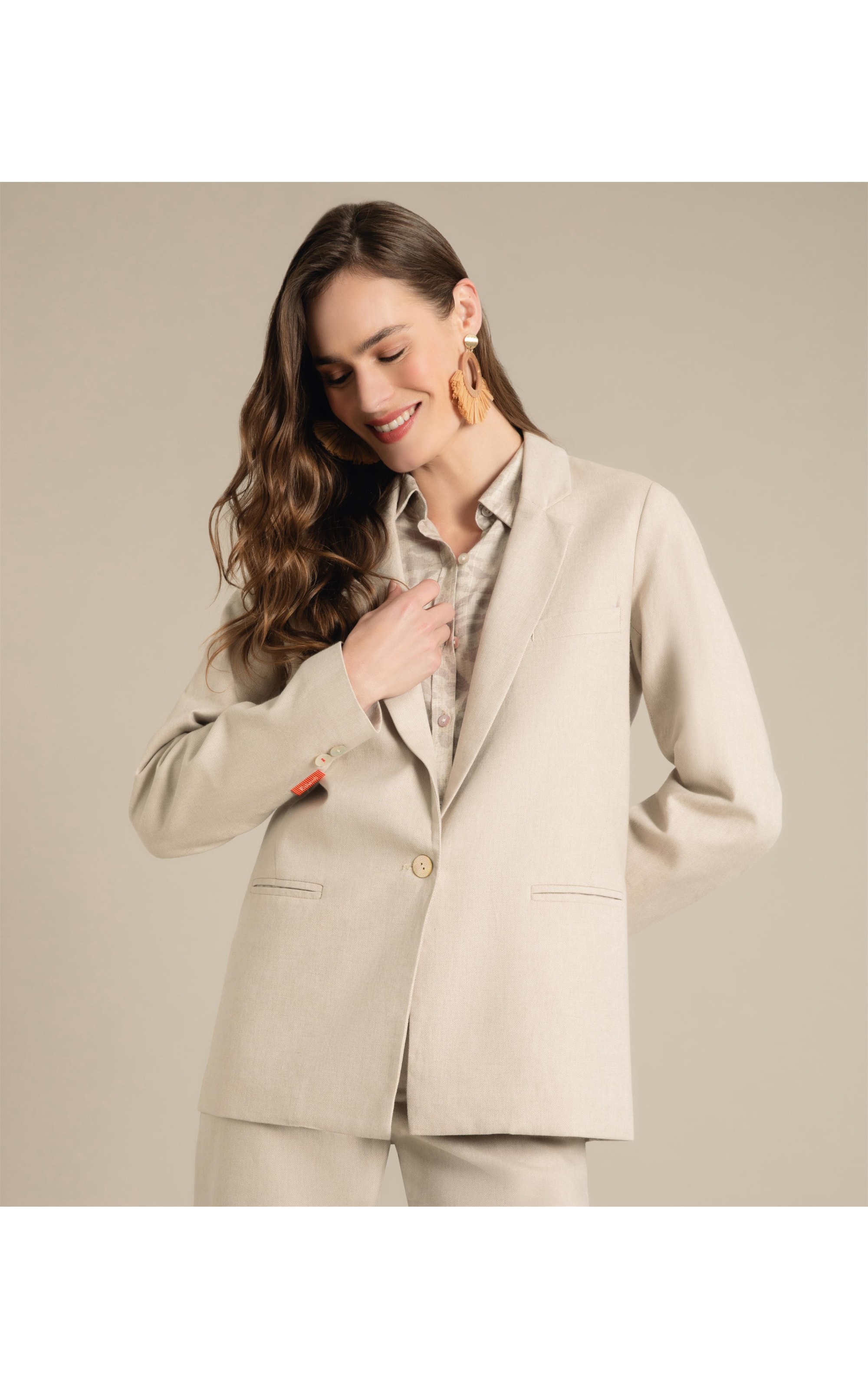 Blazer Linho  House  Lilas