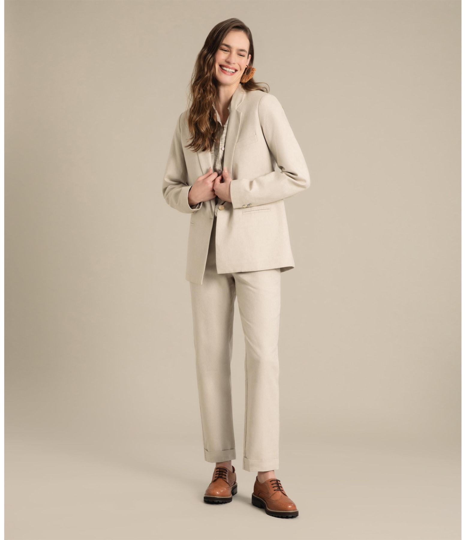 Blazer Linho  House  Lilas