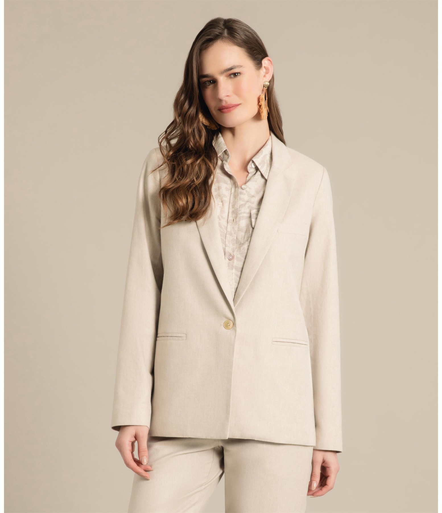 Blazer Linho  House  Lilas