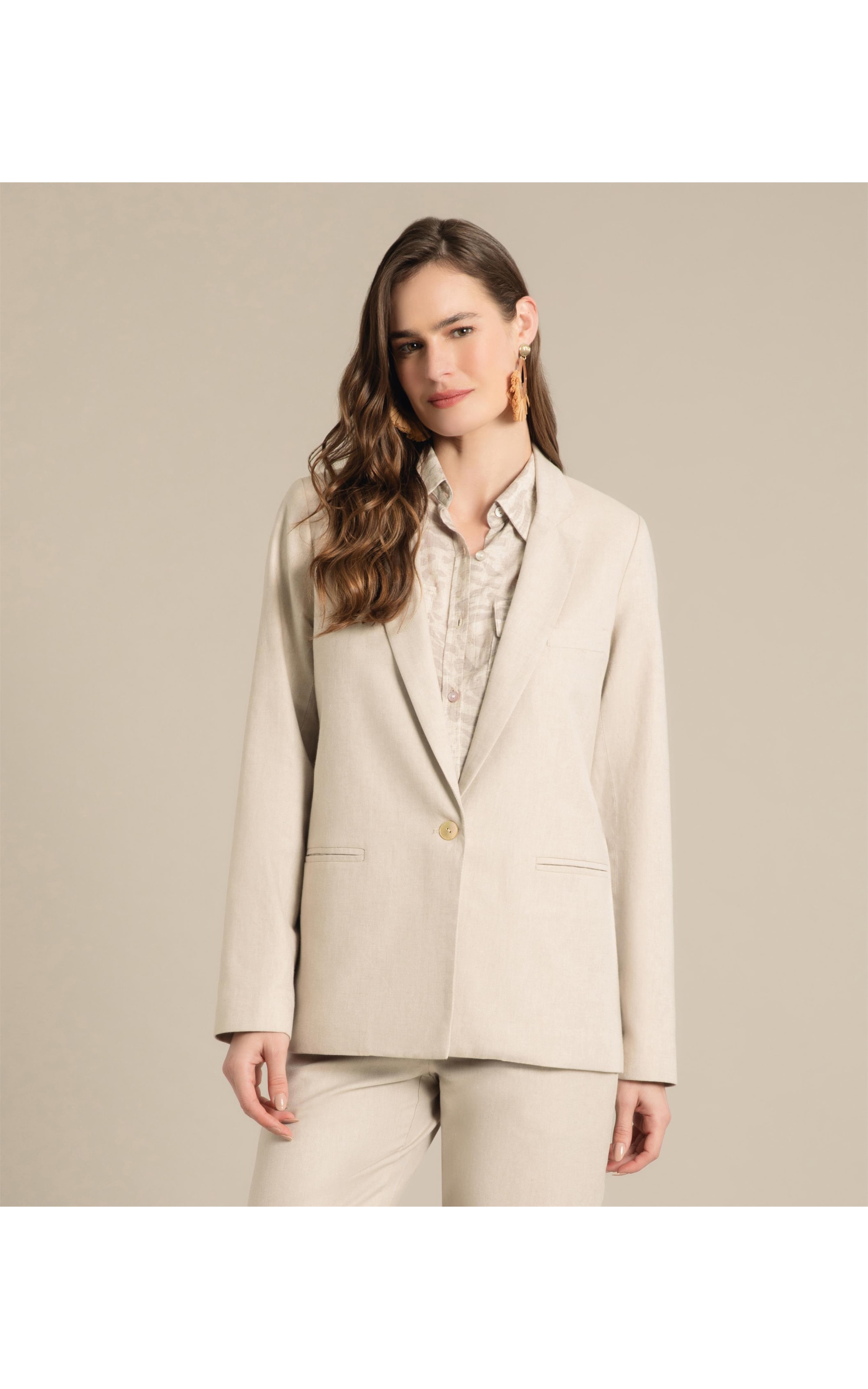 Blazer Linho  House  Lilas