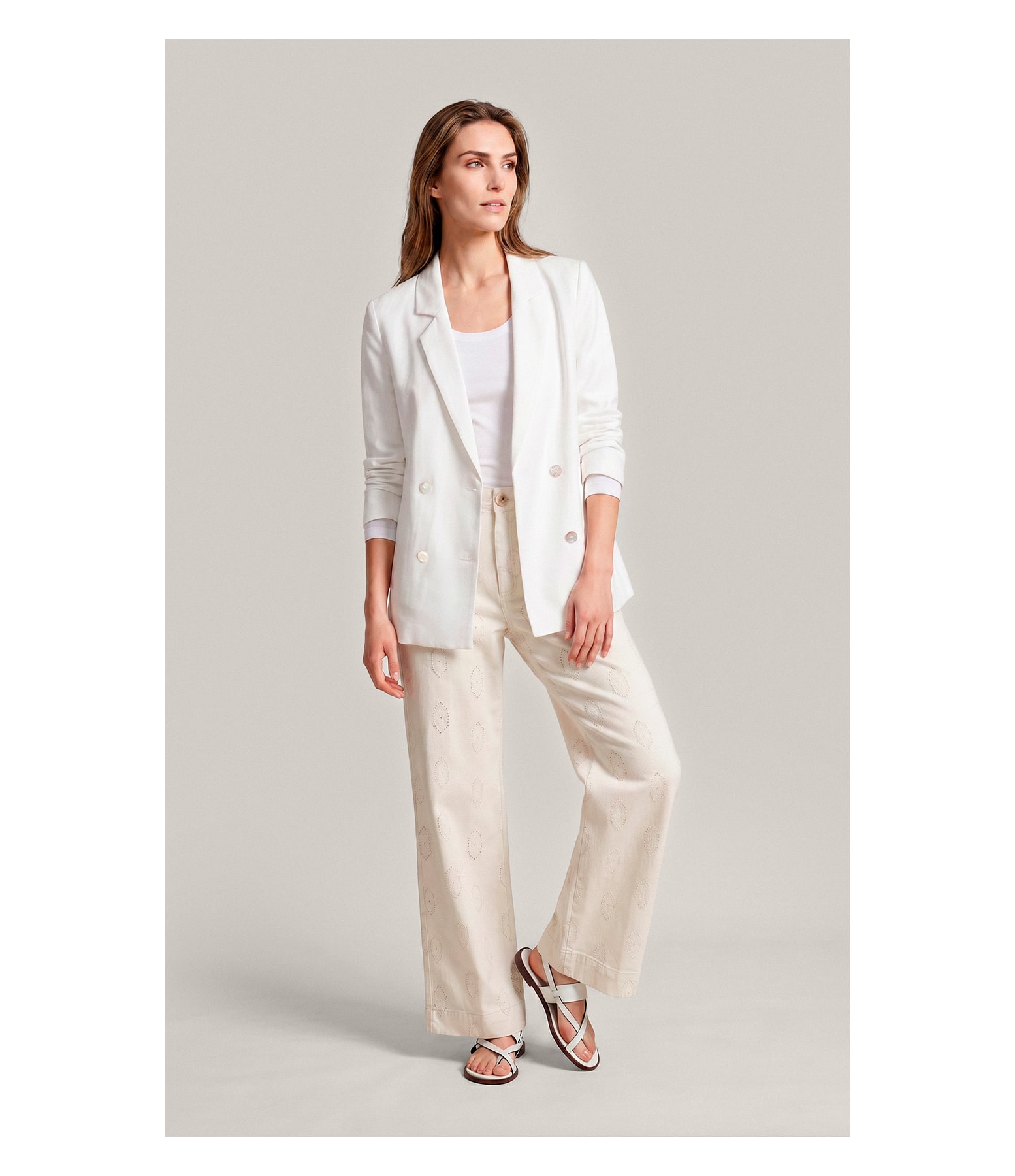 Blazer Linho  Mari Off White