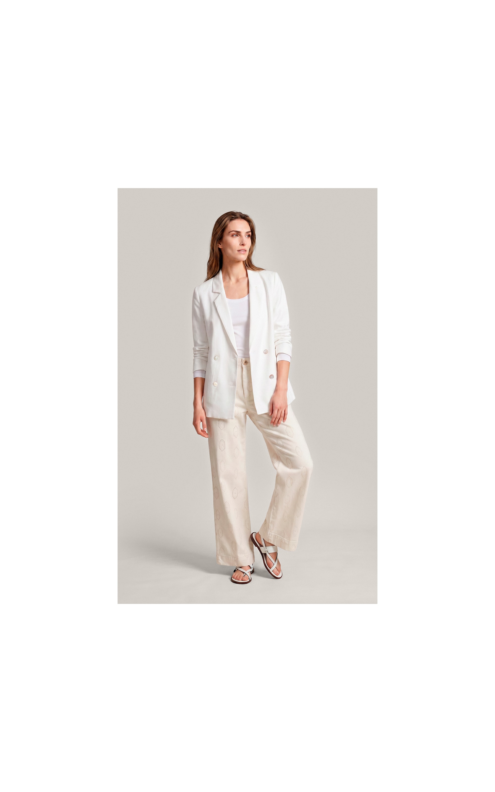 Blazer Linho  Mari Off White