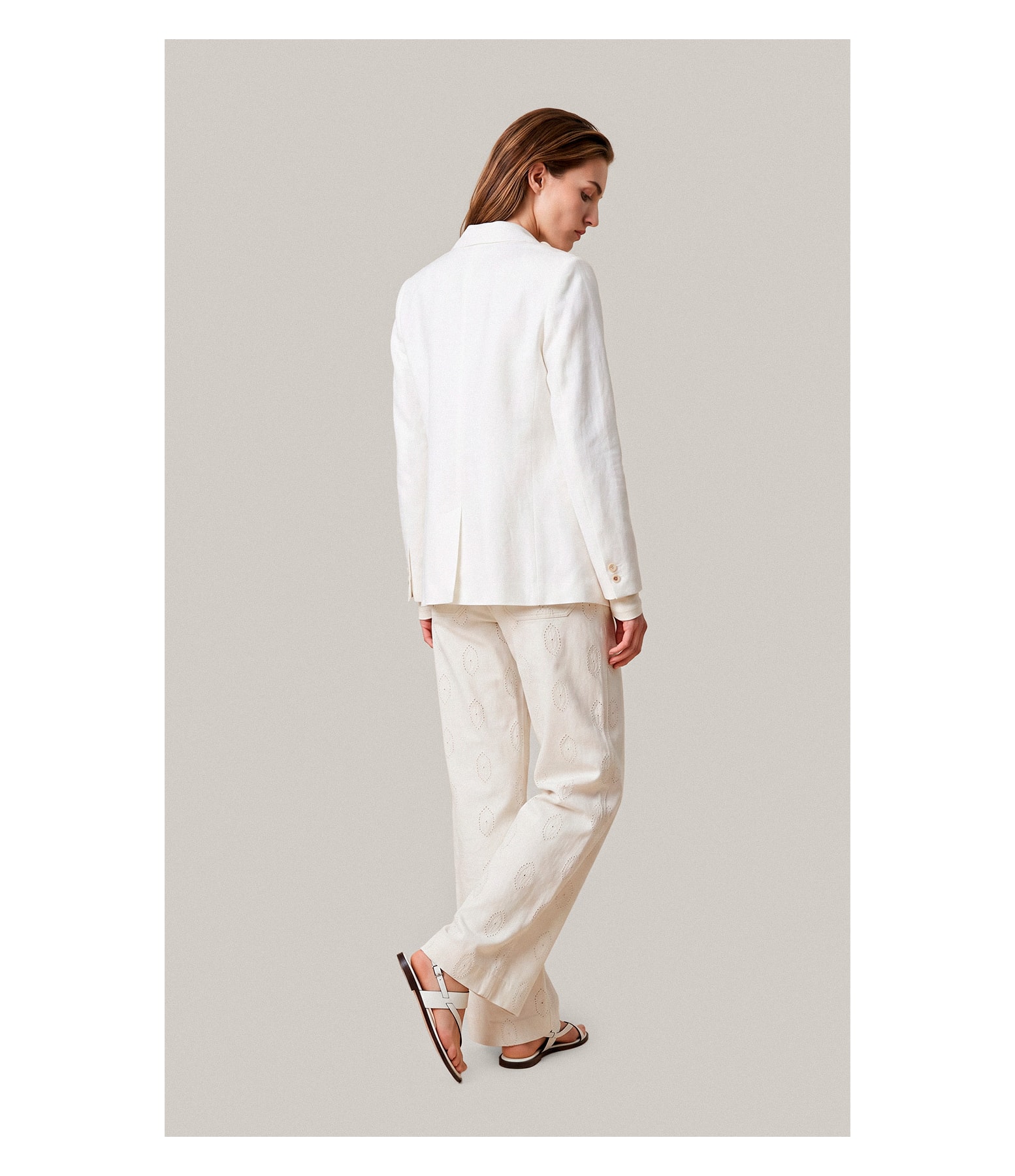 Blazer Linho  Mari Off White