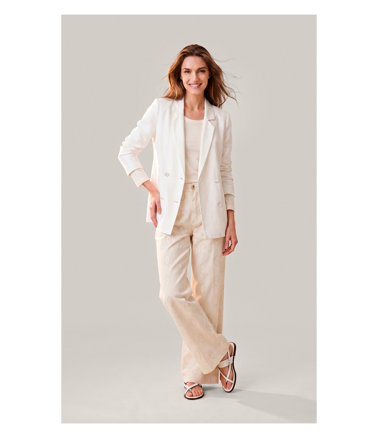 Blazer Linho  Mari Off White