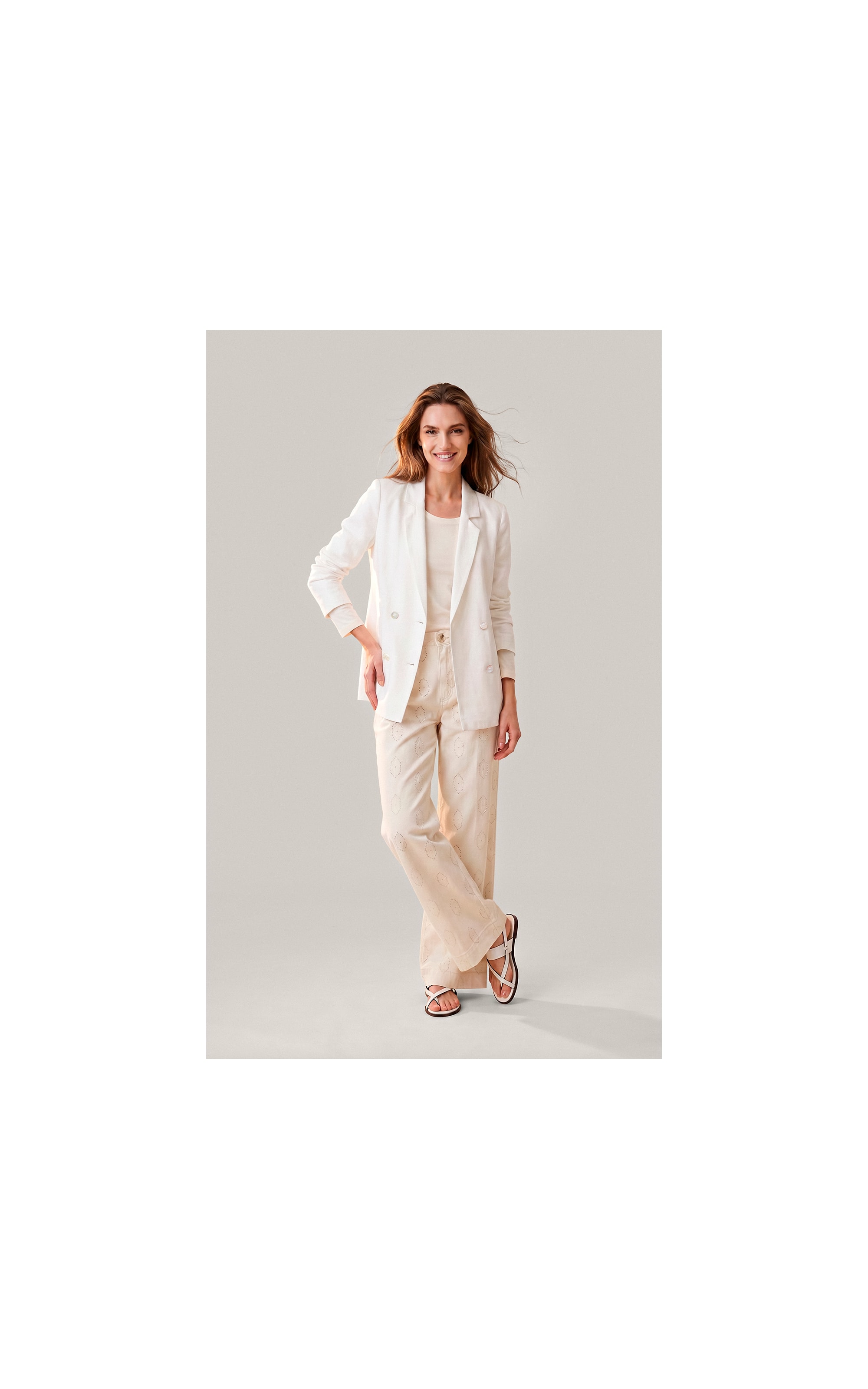 Blazer Linho  Mari Off White