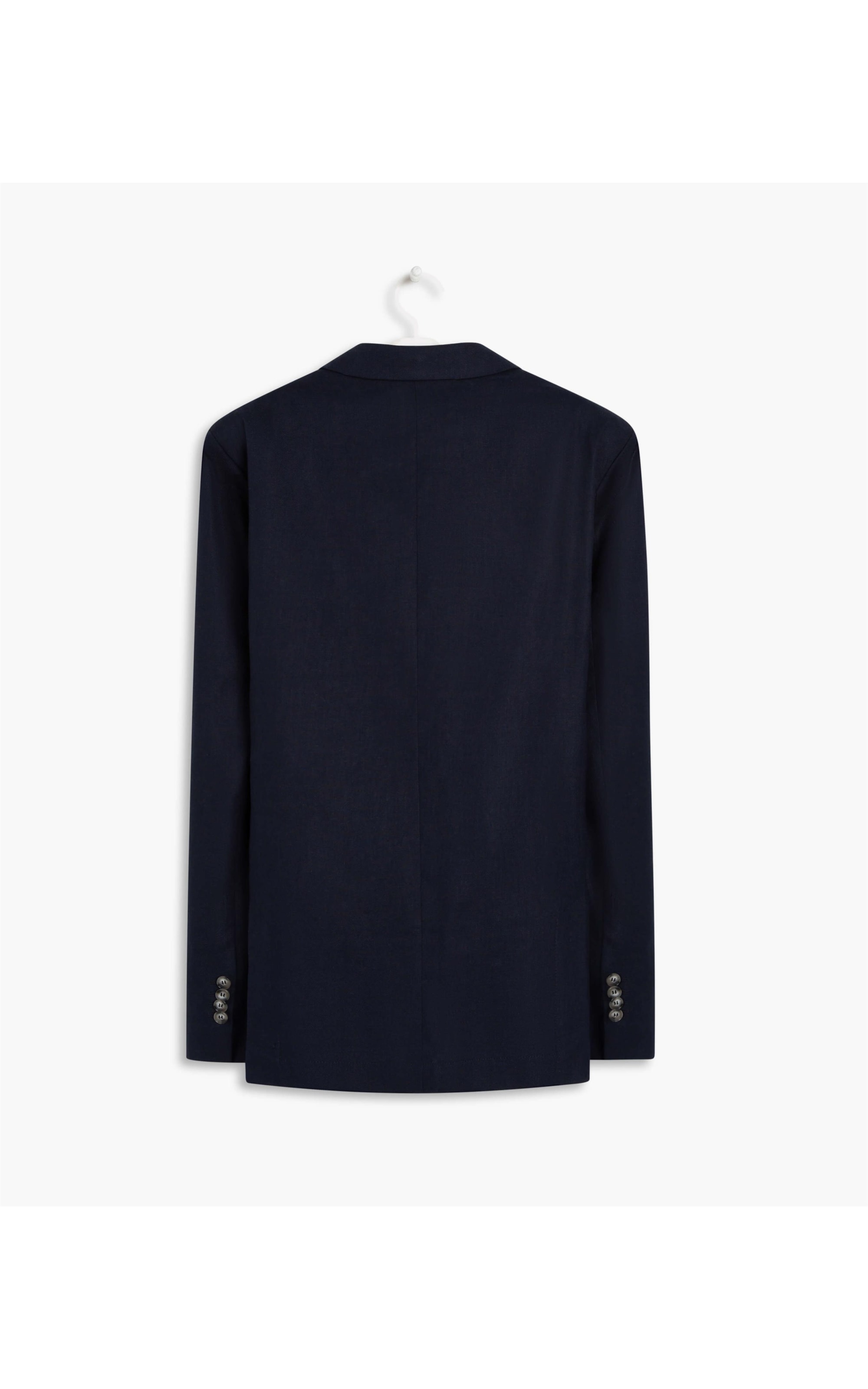 Blazer Linho  Marseille Marinho