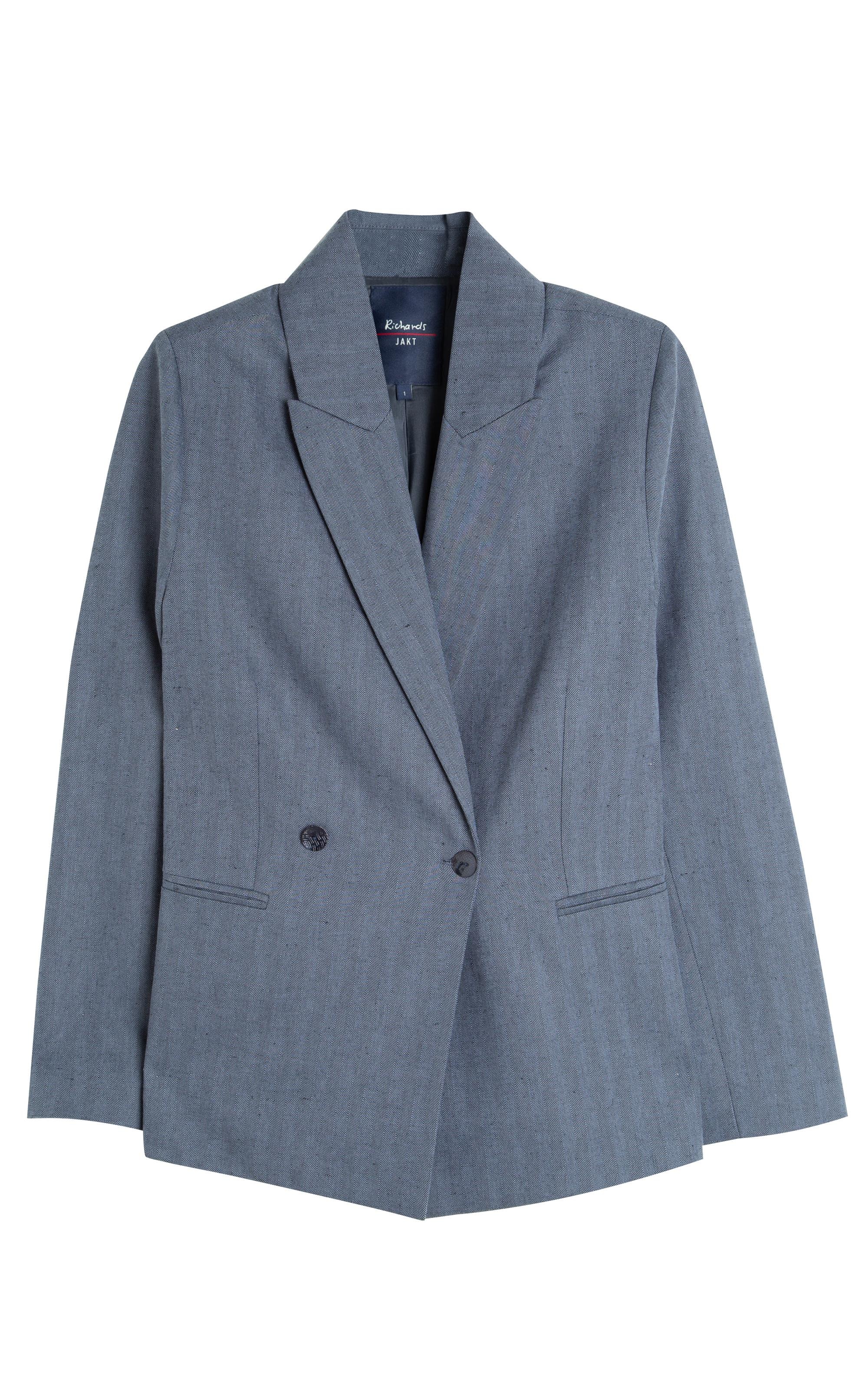 Blazer Linho  Milano Chevil Chumbo Mescla