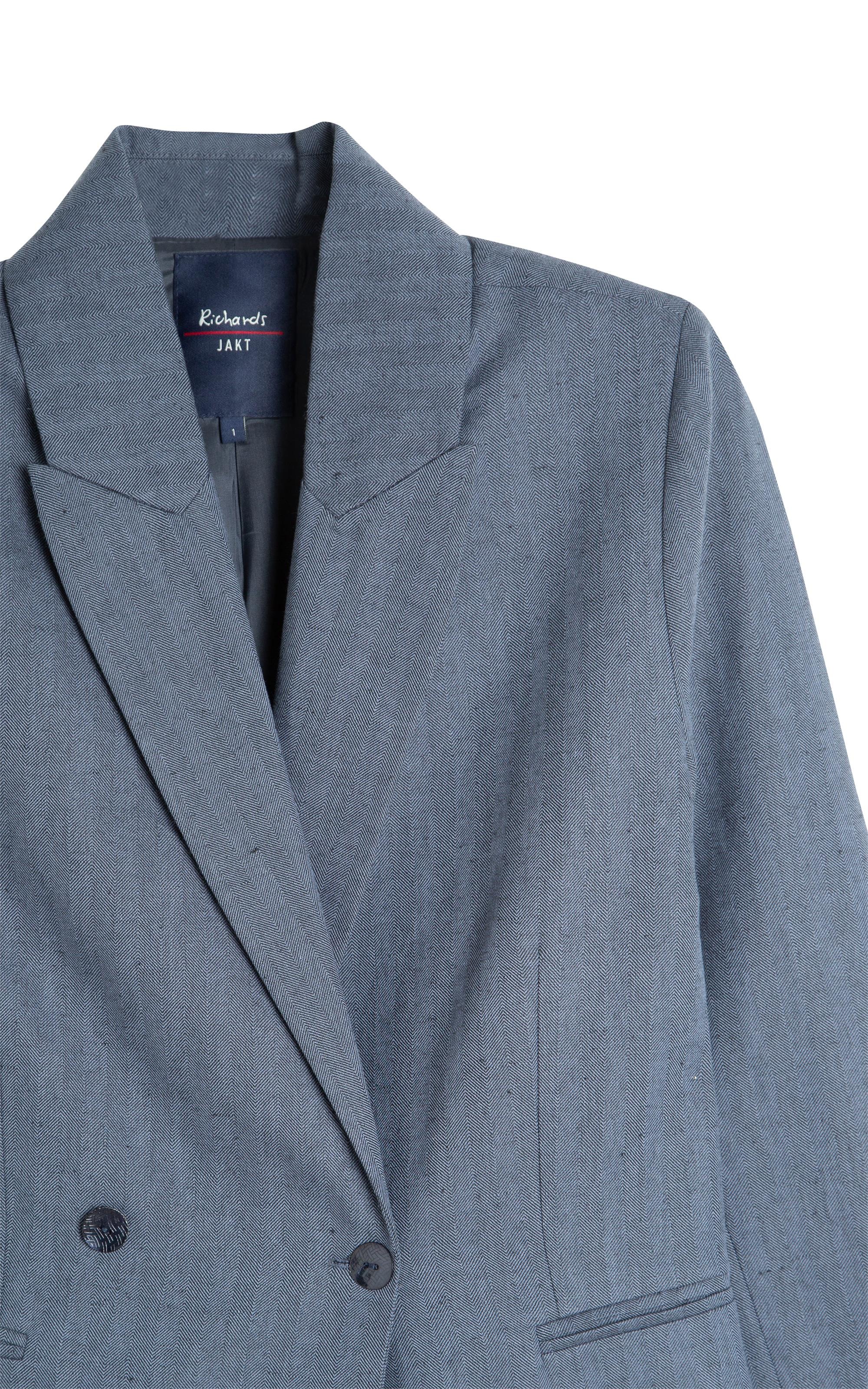 Blazer Linho  Milano Chevil Chumbo Mescla