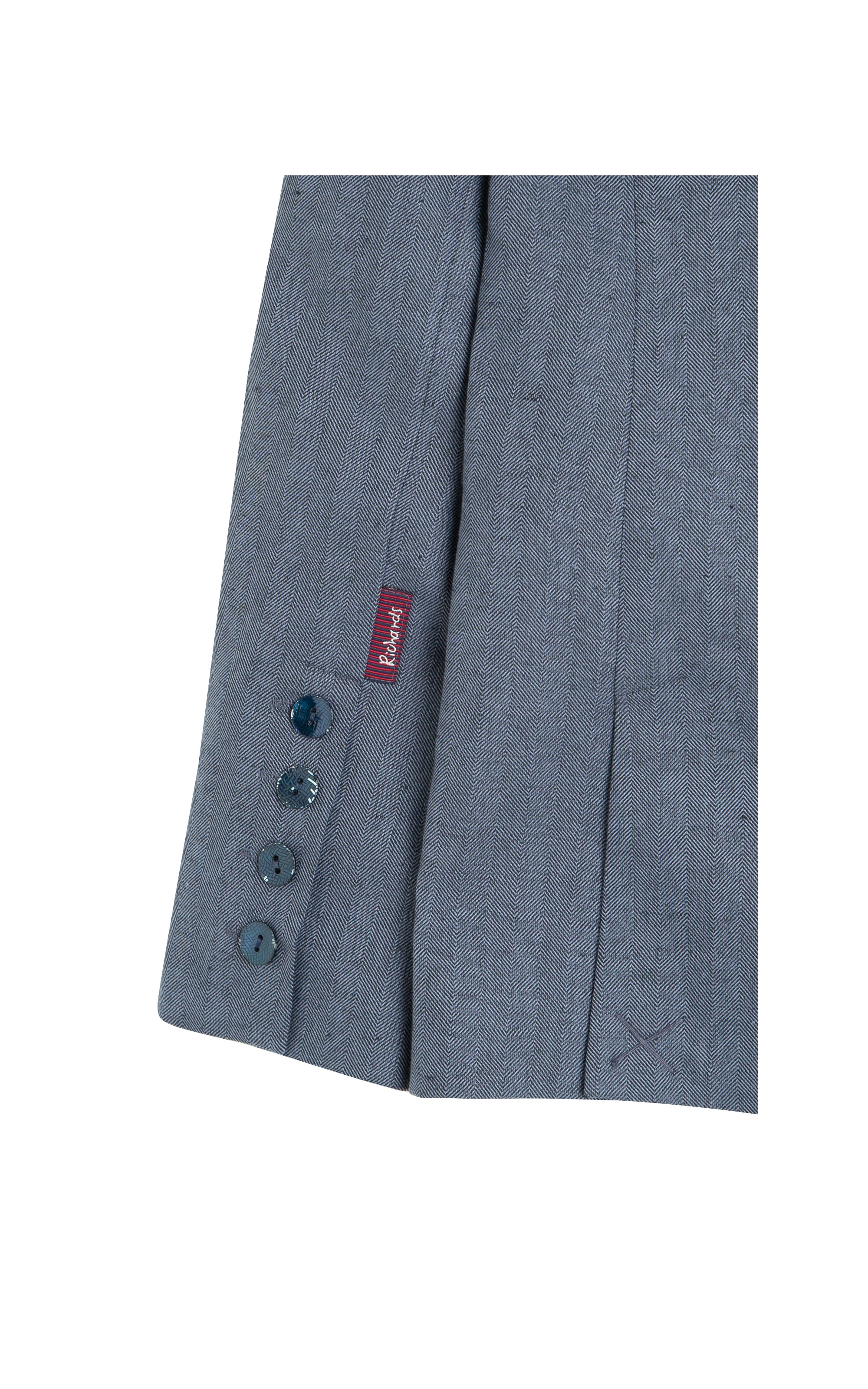 Blazer Linho  Milano Chevil Chumbo Mescla