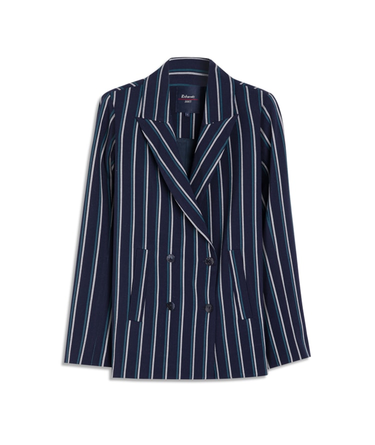 Blazer Mari Alfaiataria Dark Navy