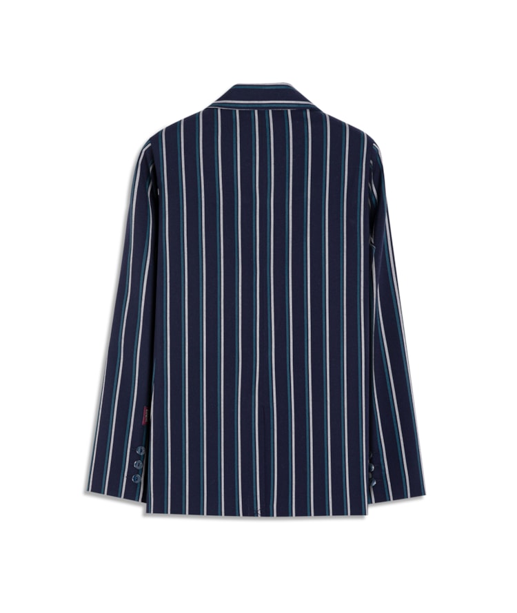 Blazer Mari Alfaiataria Dark Navy