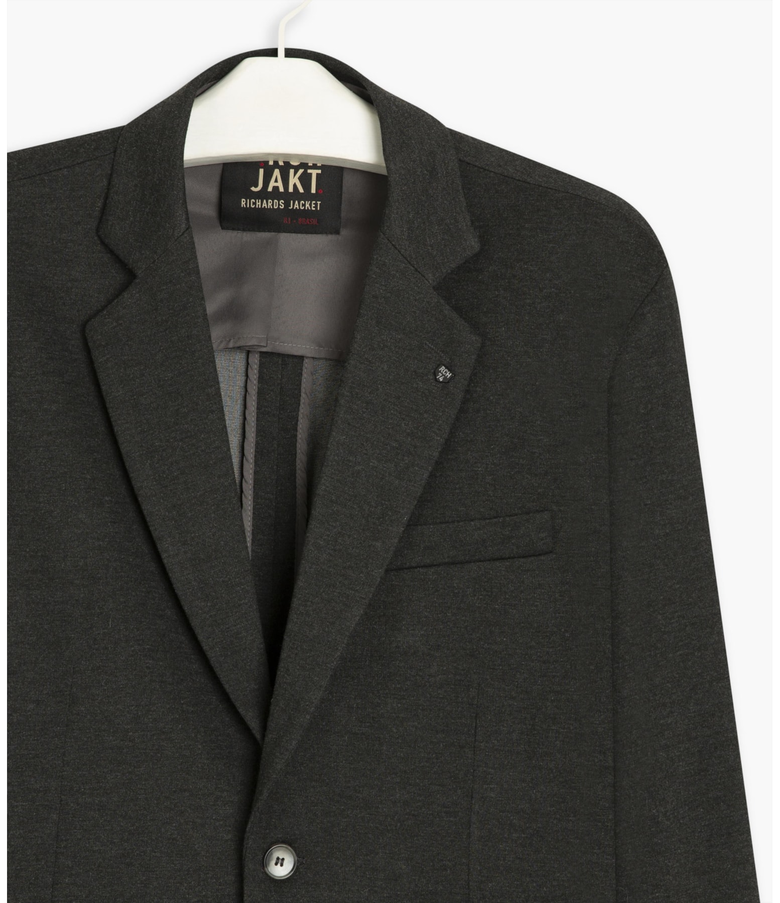 Blazer Ponto Roma Chumbo Mescla