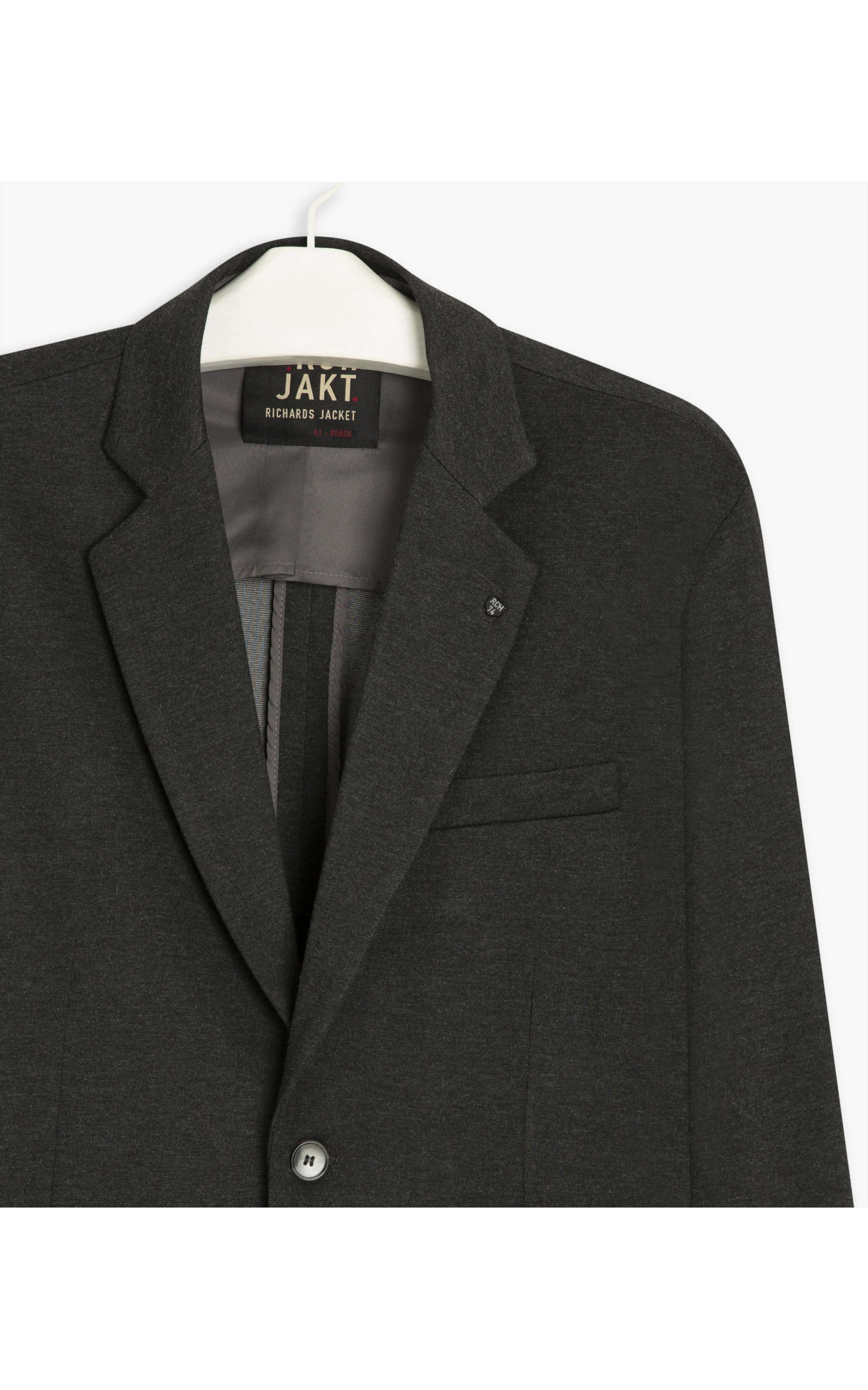 Blazer Ponto Roma Chumbo Mescla