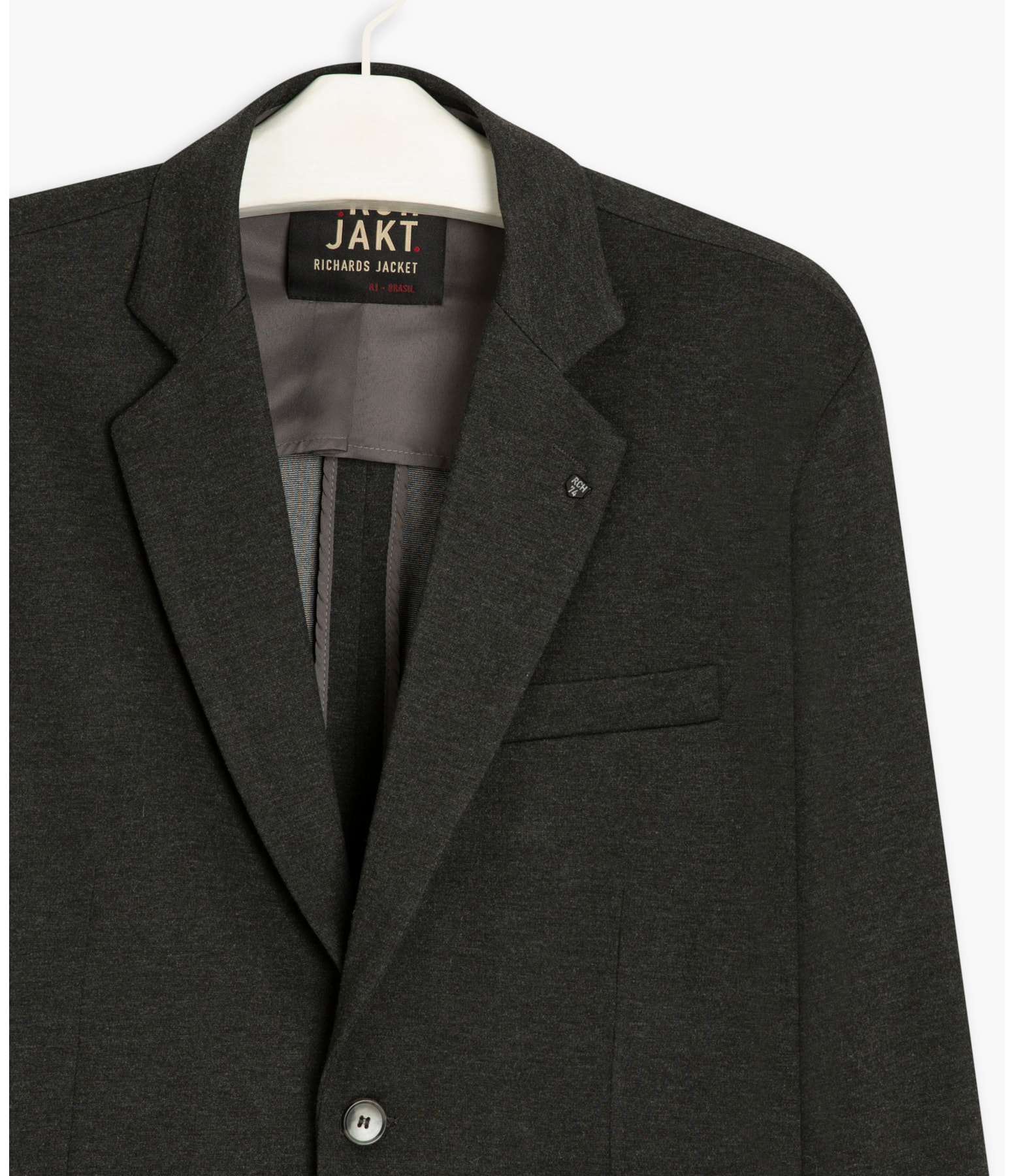 Blazer Ponto Roma Chumbo Mescla