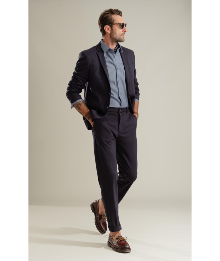 Blazer Ponto Roma Dark Navy