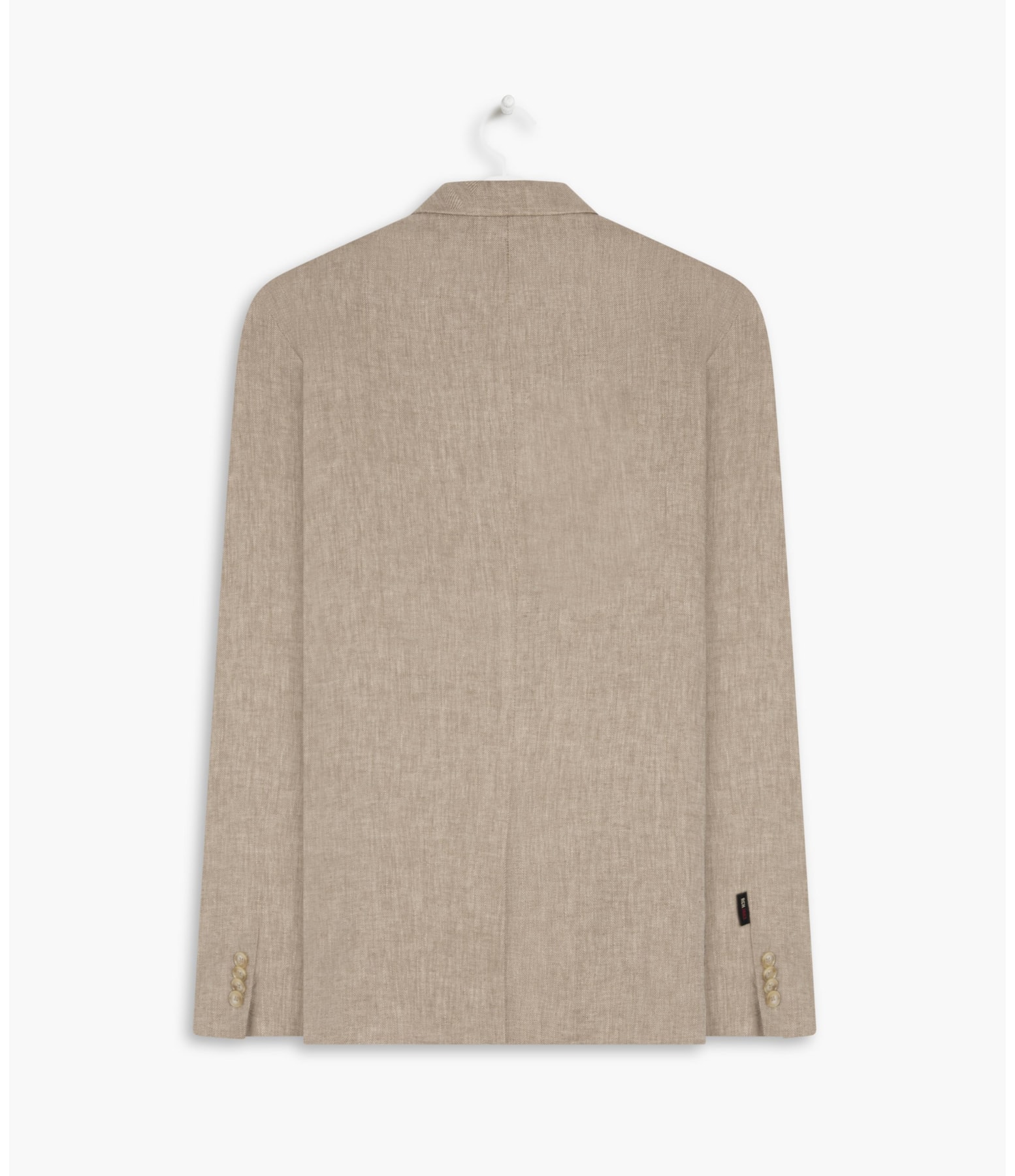 Blazer Puro Linho Chevron Caqui