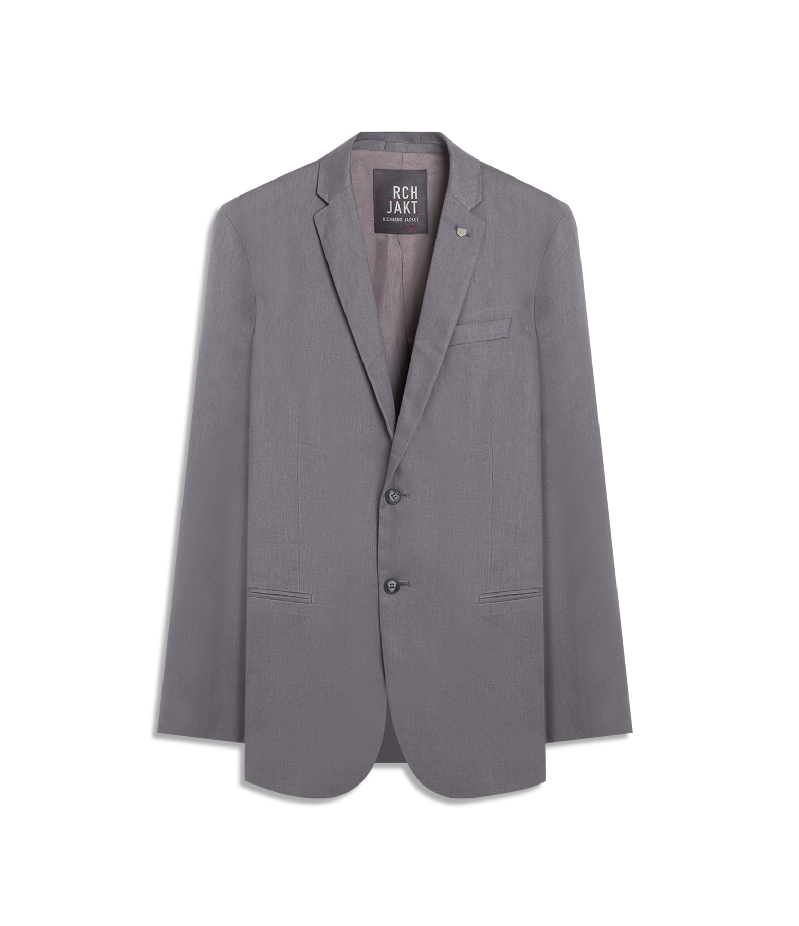 Blazer Puro Linho Cinza Medio
