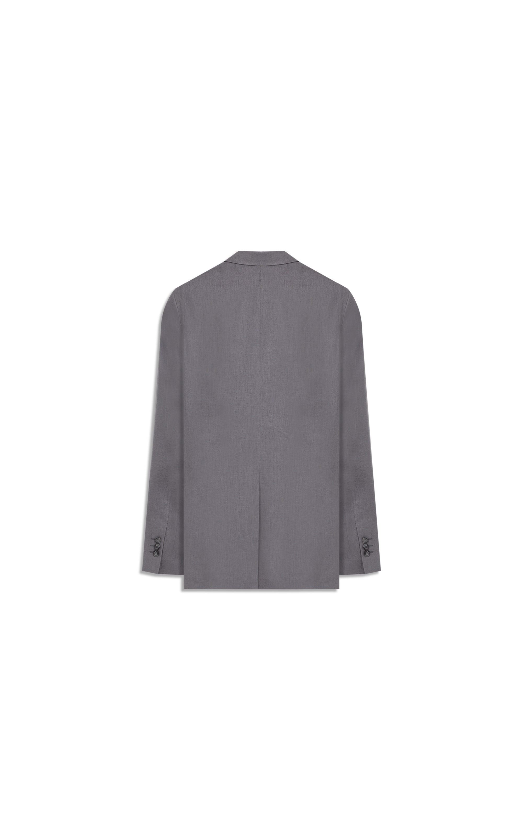 Blazer Puro Linho Cinza Medio