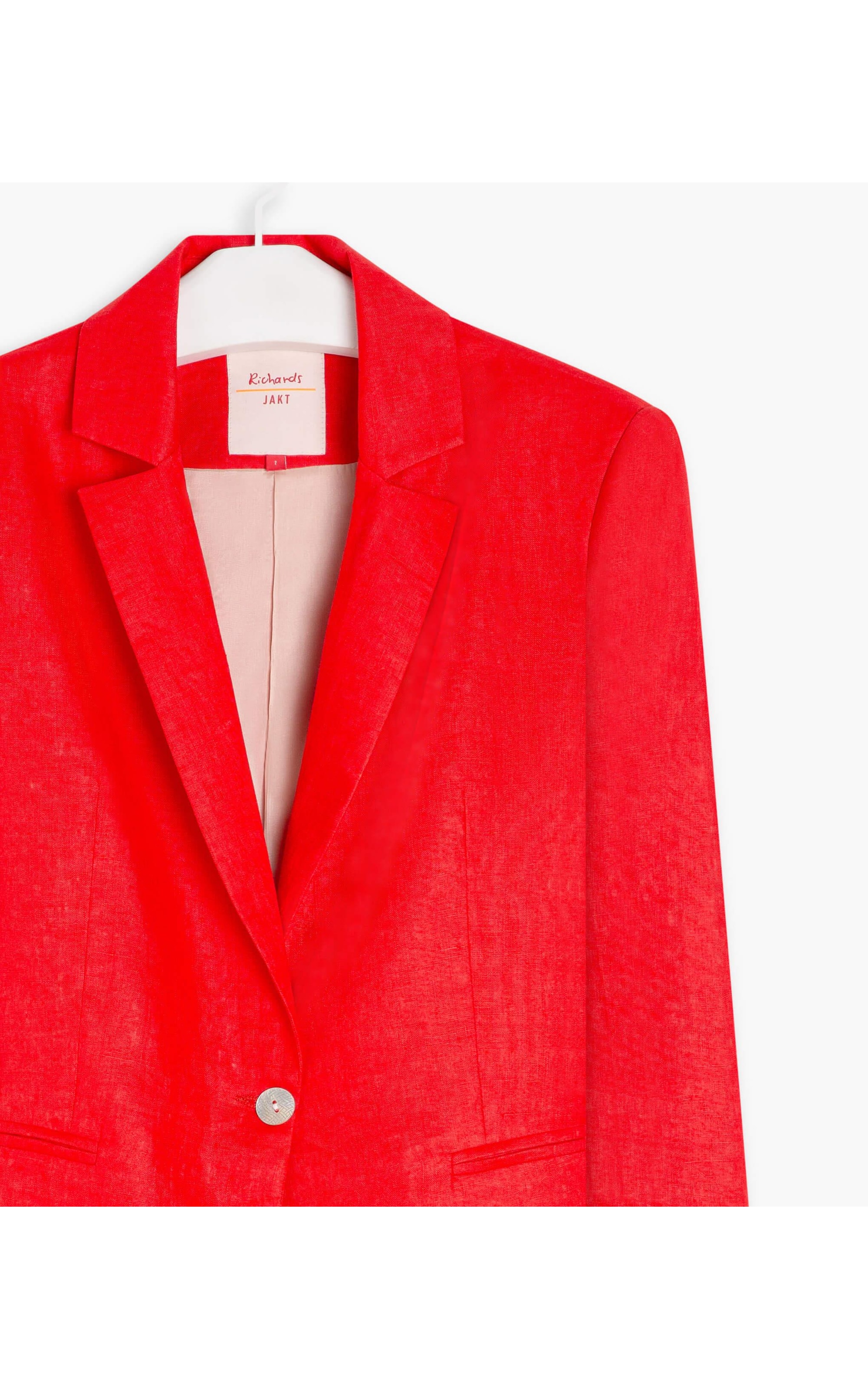 Blazer  Puro Linho  Felix Vermelho