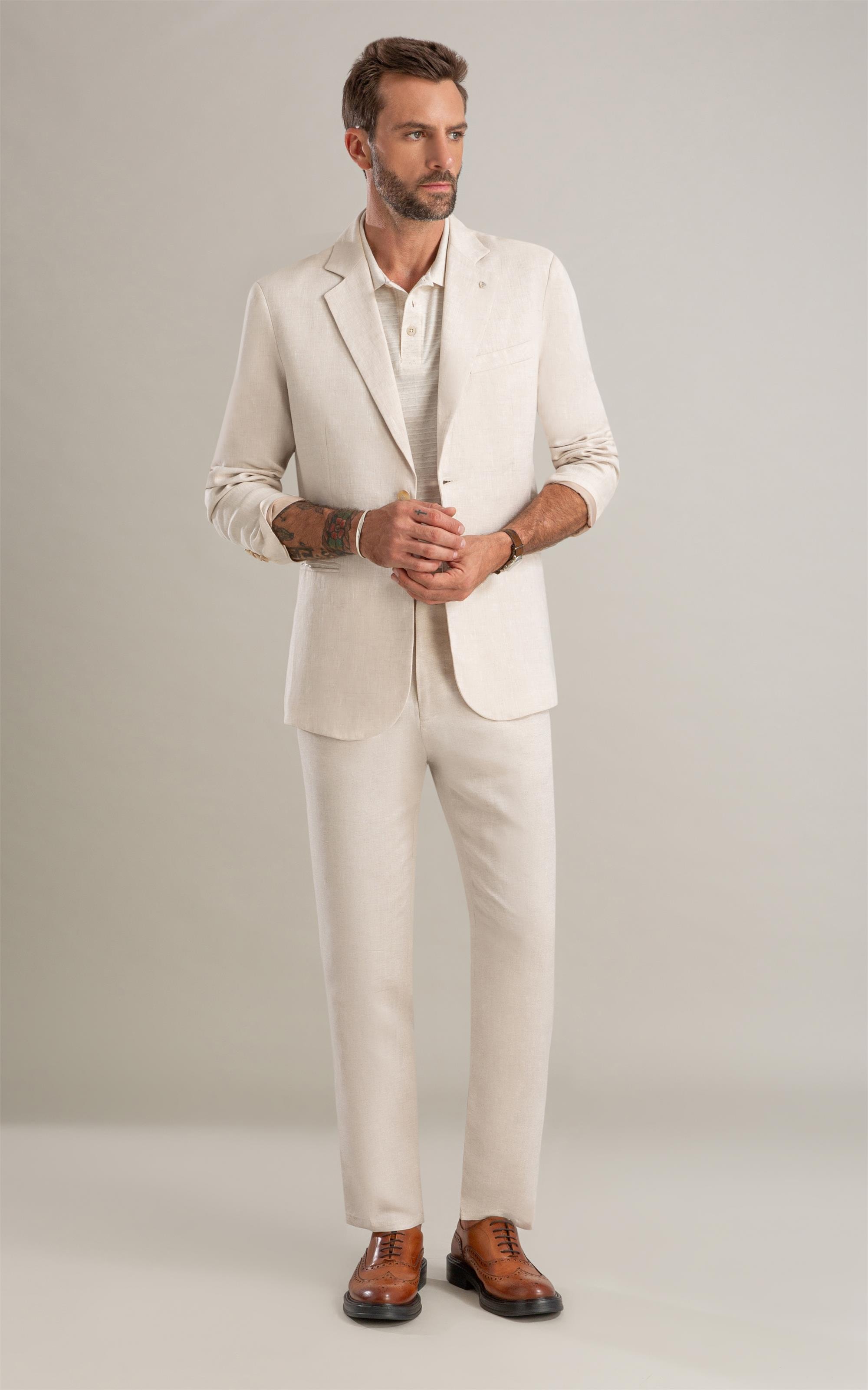 Blazer Puro Linho Husk