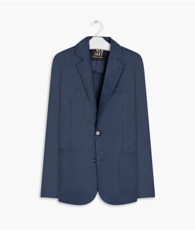 Blazer Puro Linho Lift Uni  Marinho