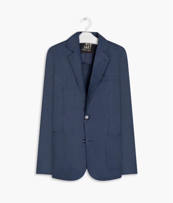 Blazer Puro Linho Lift Uni  Marinho