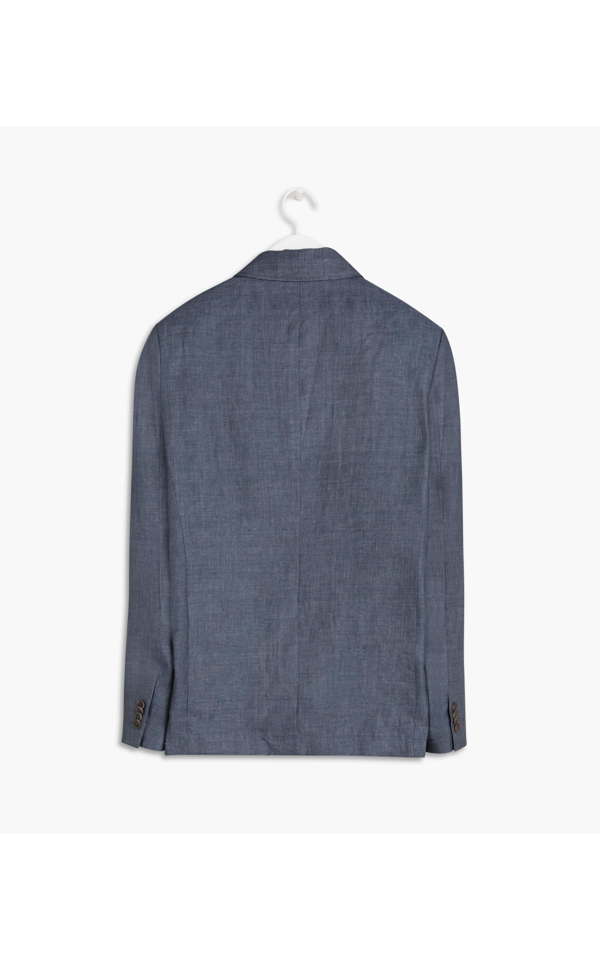 Blazer Puro Linho Montreal Azul