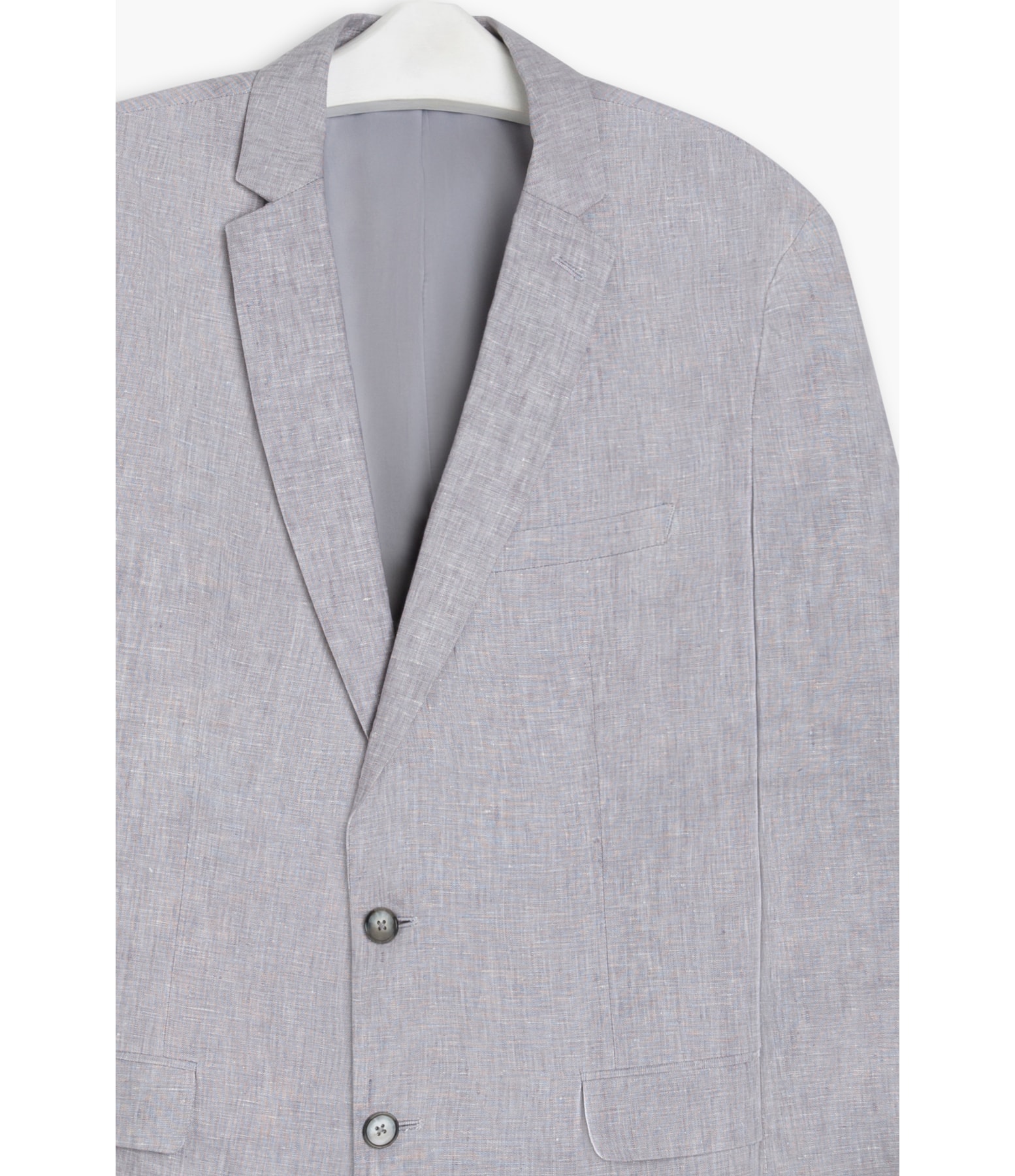 Blazer Puro Linho Puro Linho Cd Cinza Claro