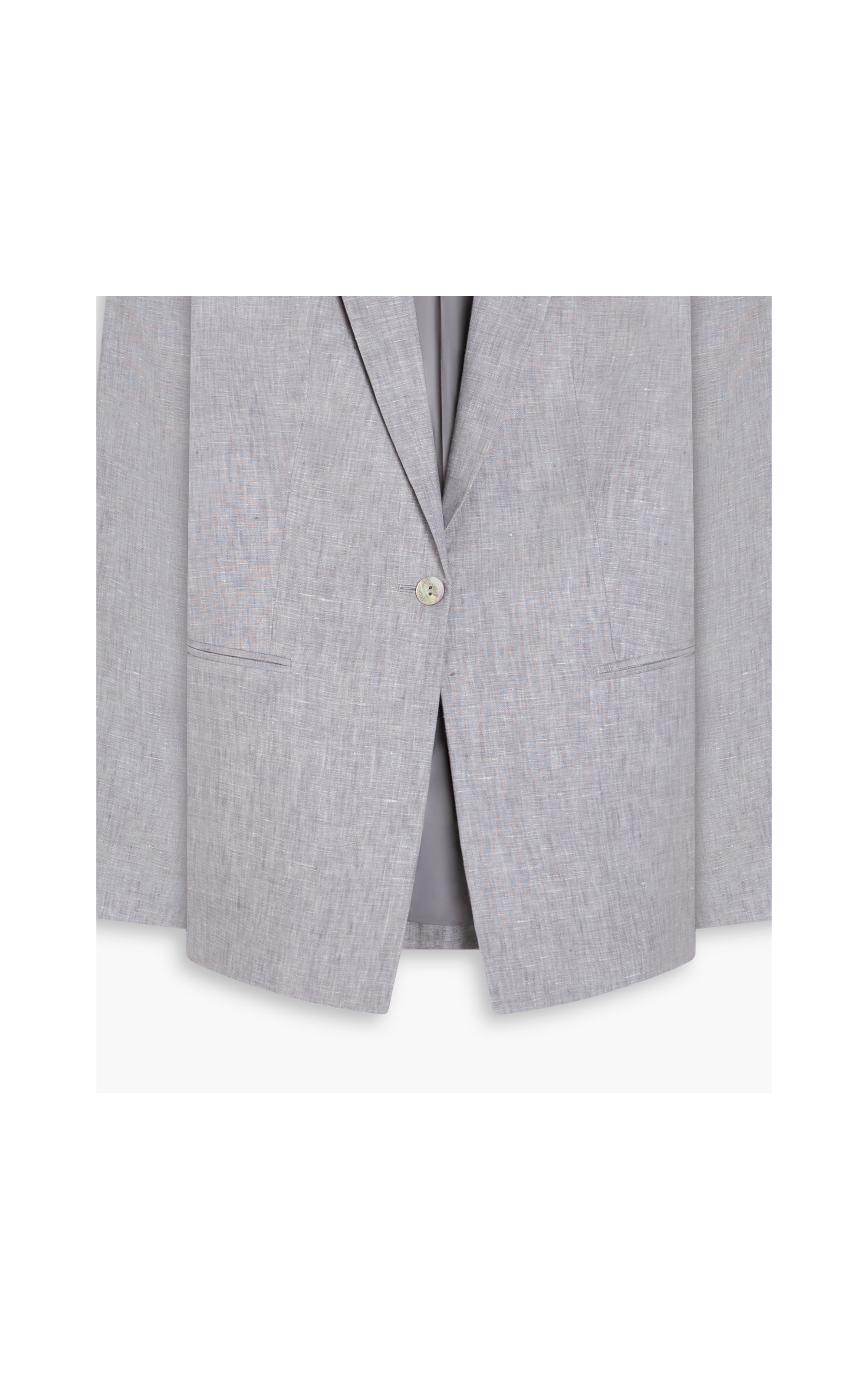 Blazer  Puro Linho  Puro Linho House  Cd Cinza Claro