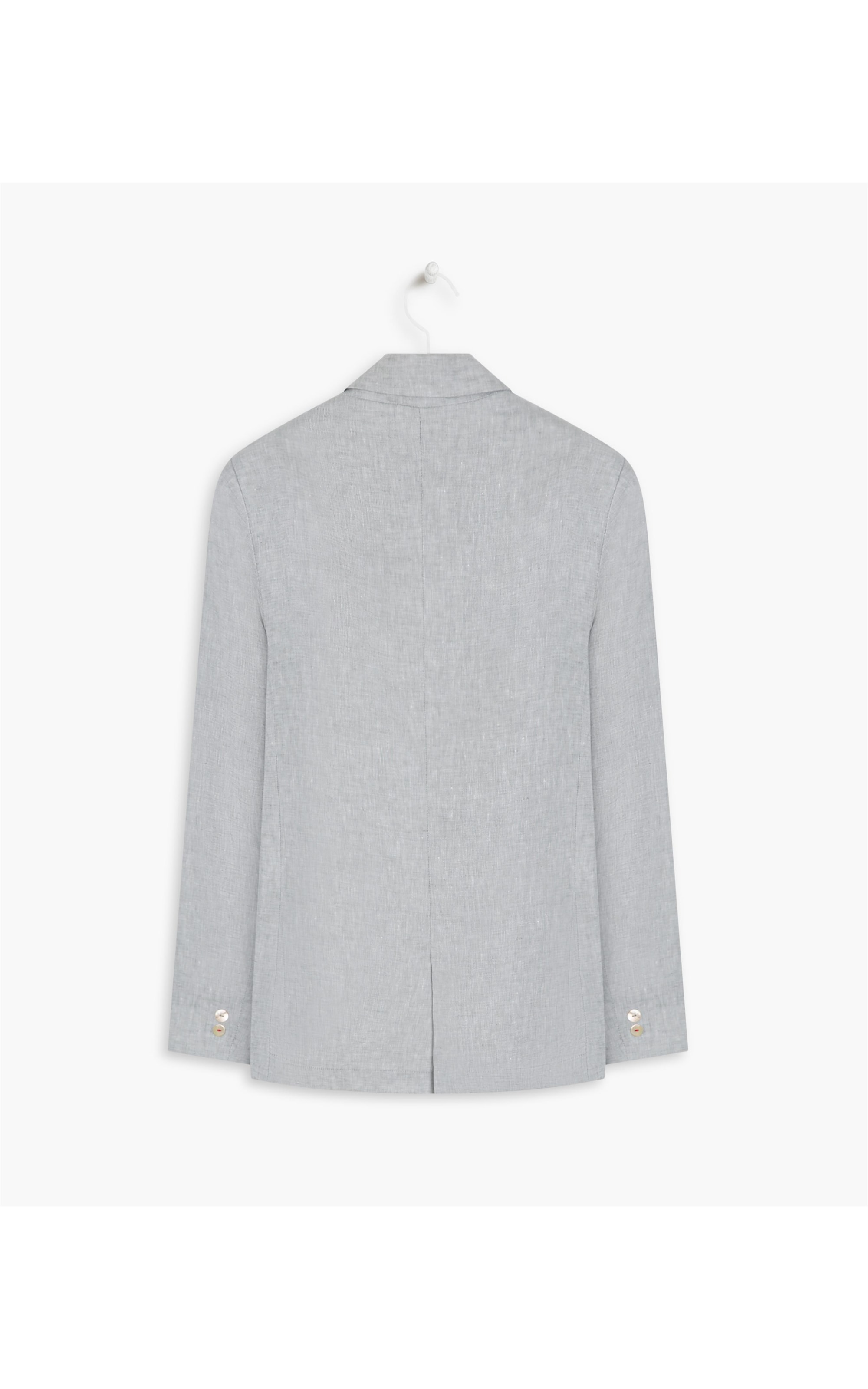 Blazer  Puro Linho  Puro Linho  House Silver Gray