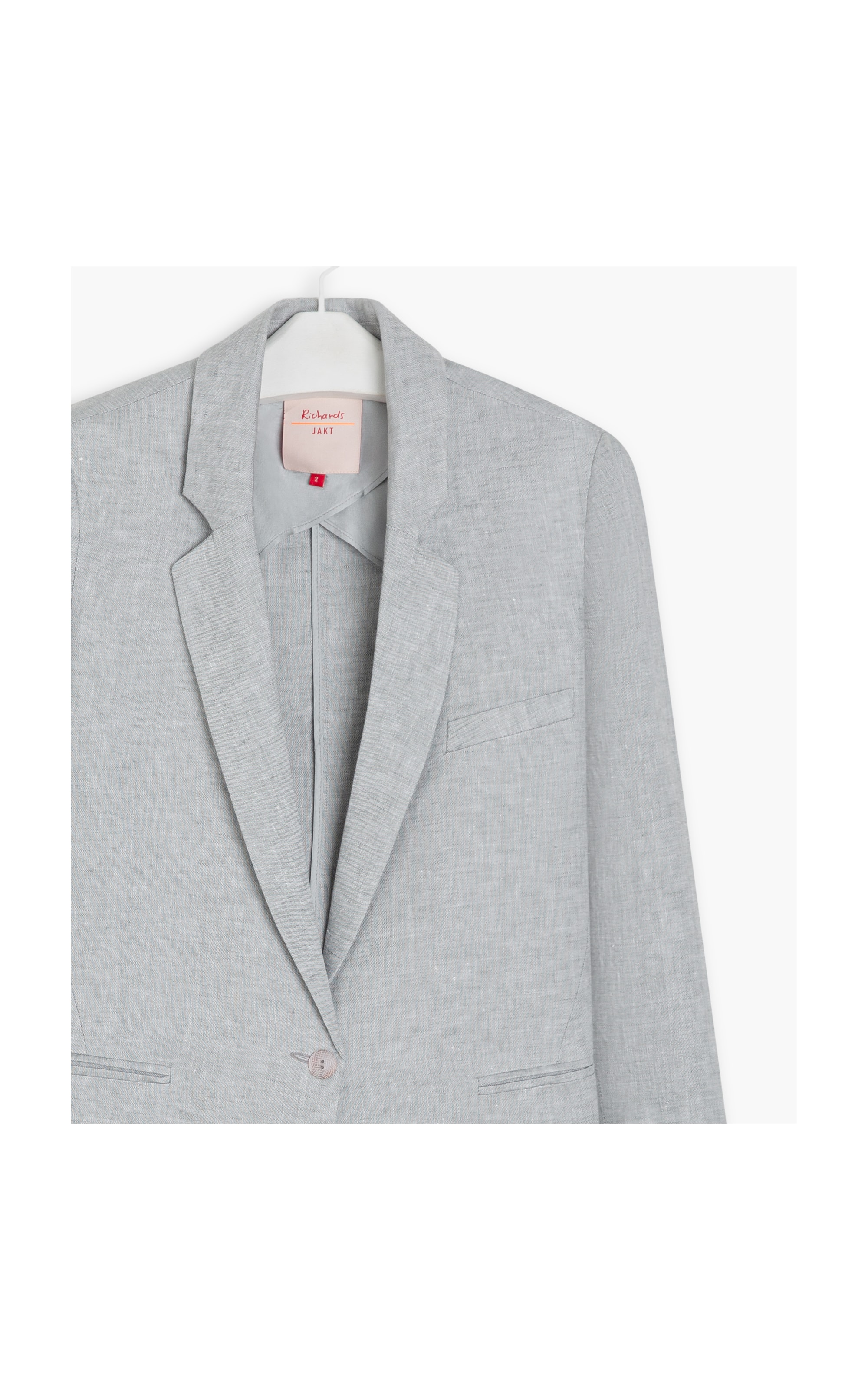 Blazer  Puro Linho  Puro Linho  House Silver Gray