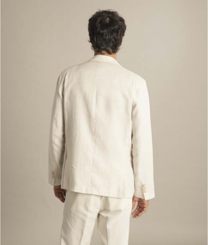 Blazer Puro Linho Puro Linho  Lift Cd Tabaco