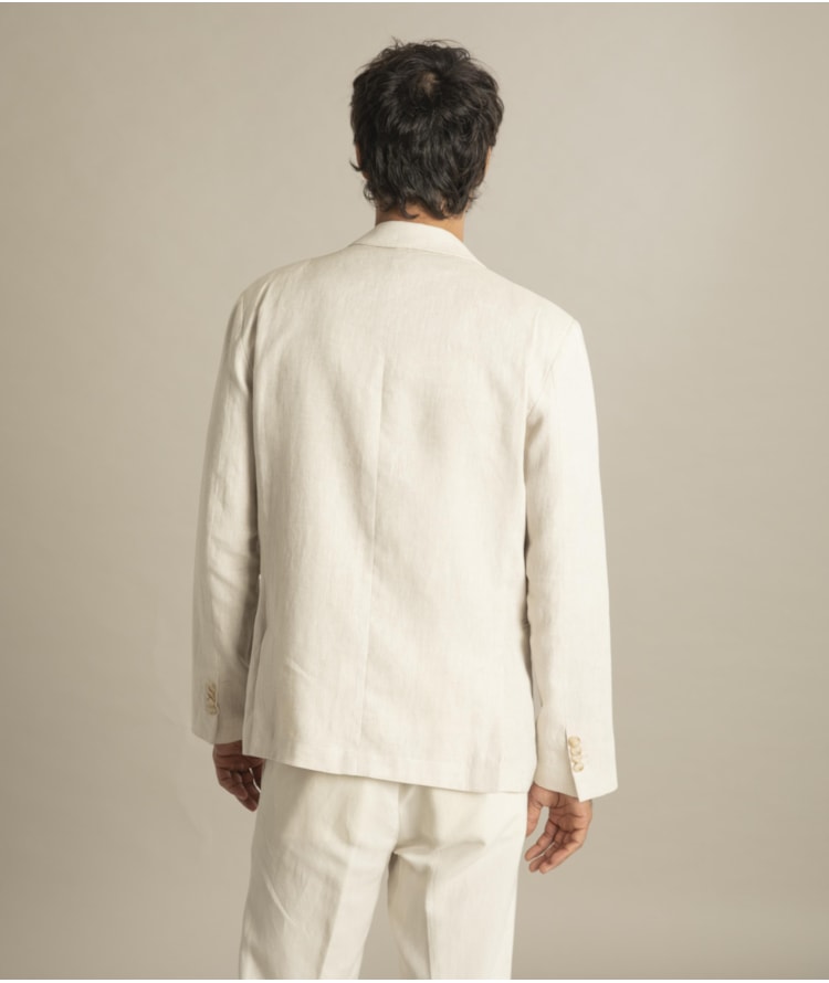 Blazer Puro Linho Puro Linho  Lift Cd Tabaco