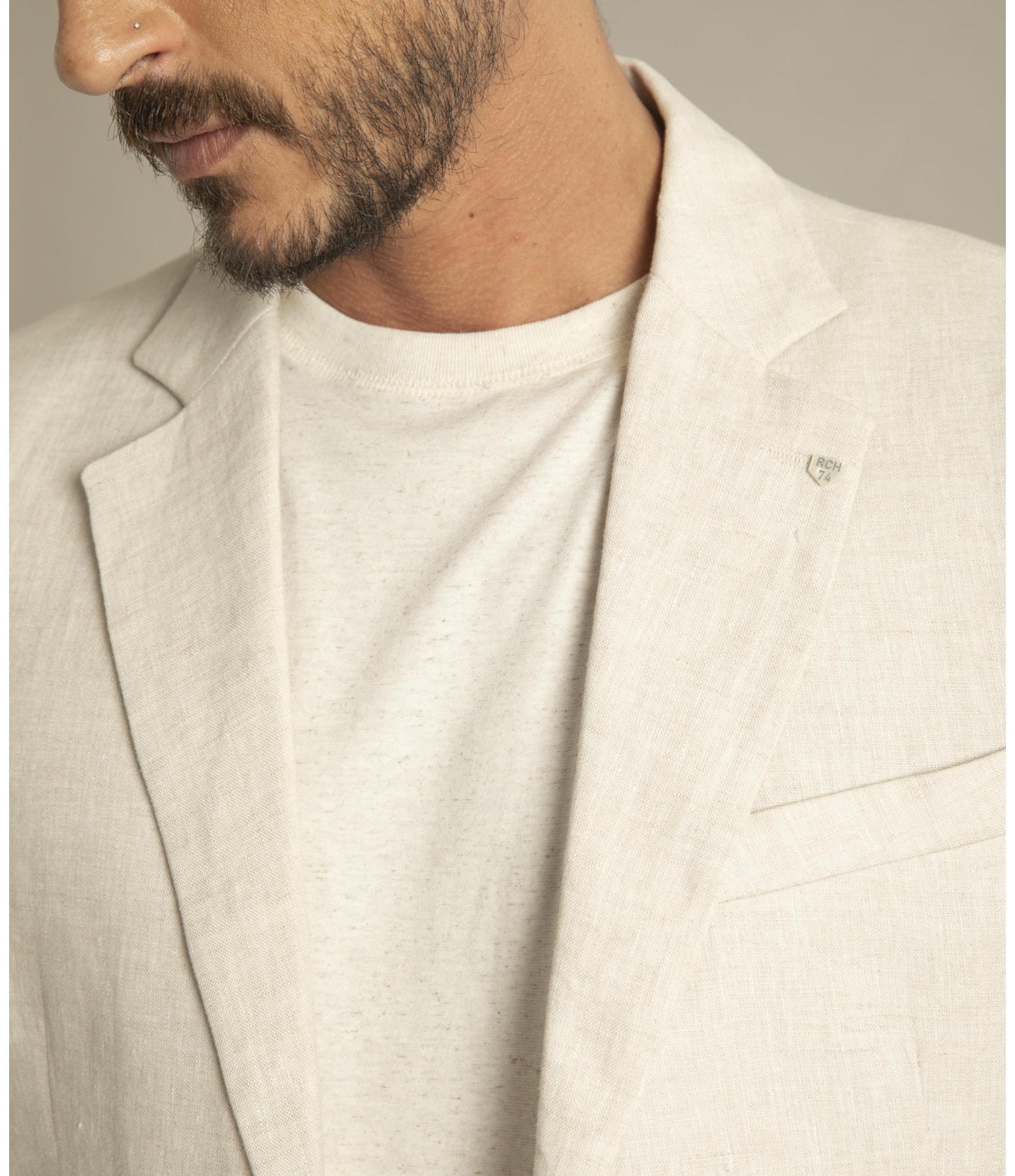 Blazer Puro Linho Puro Linho  Lift Cd Tabaco