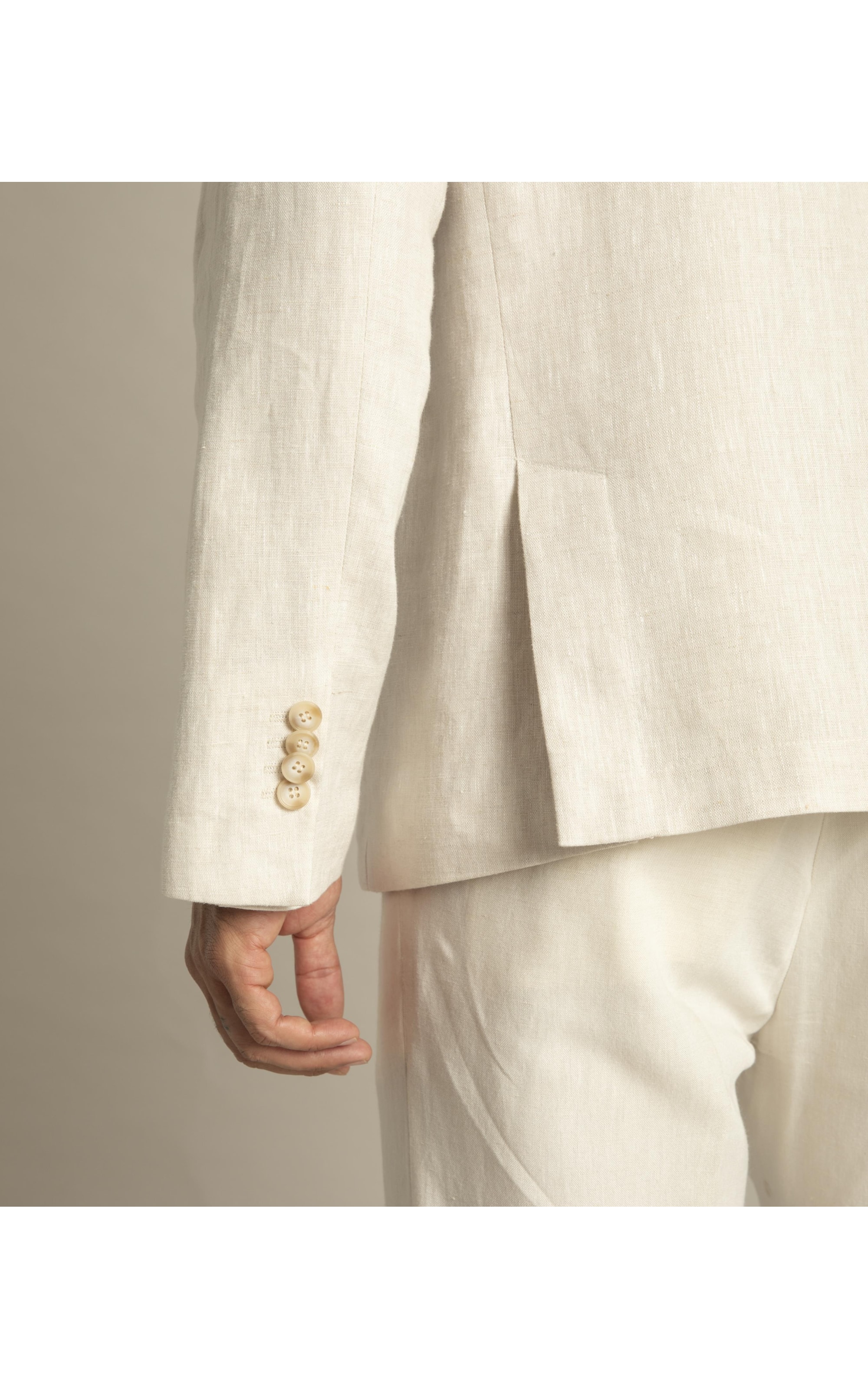 Blazer Puro Linho Puro Linho  Lift Cd Tabaco